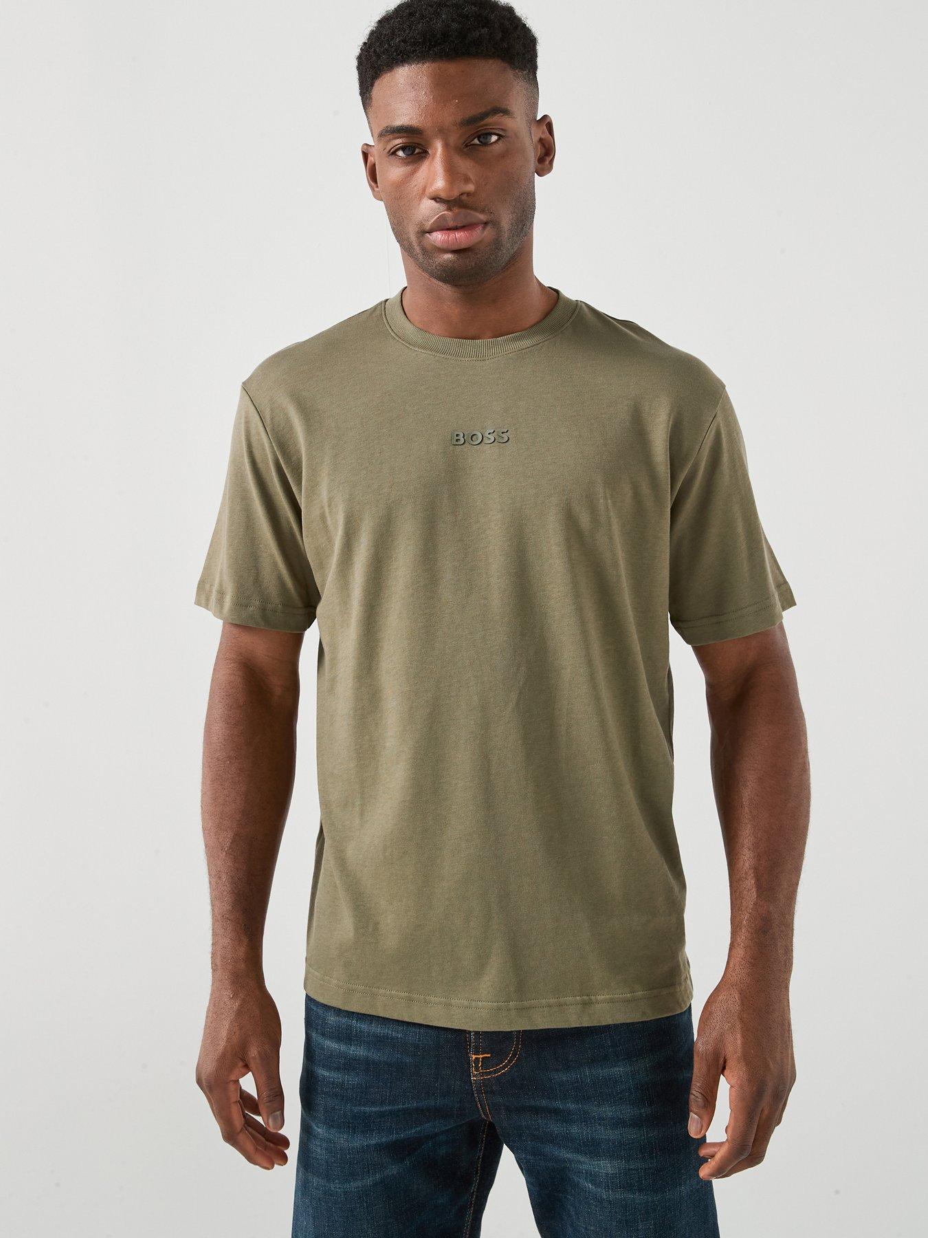 Boss Centre Tonal Logo T-Shirt - Green