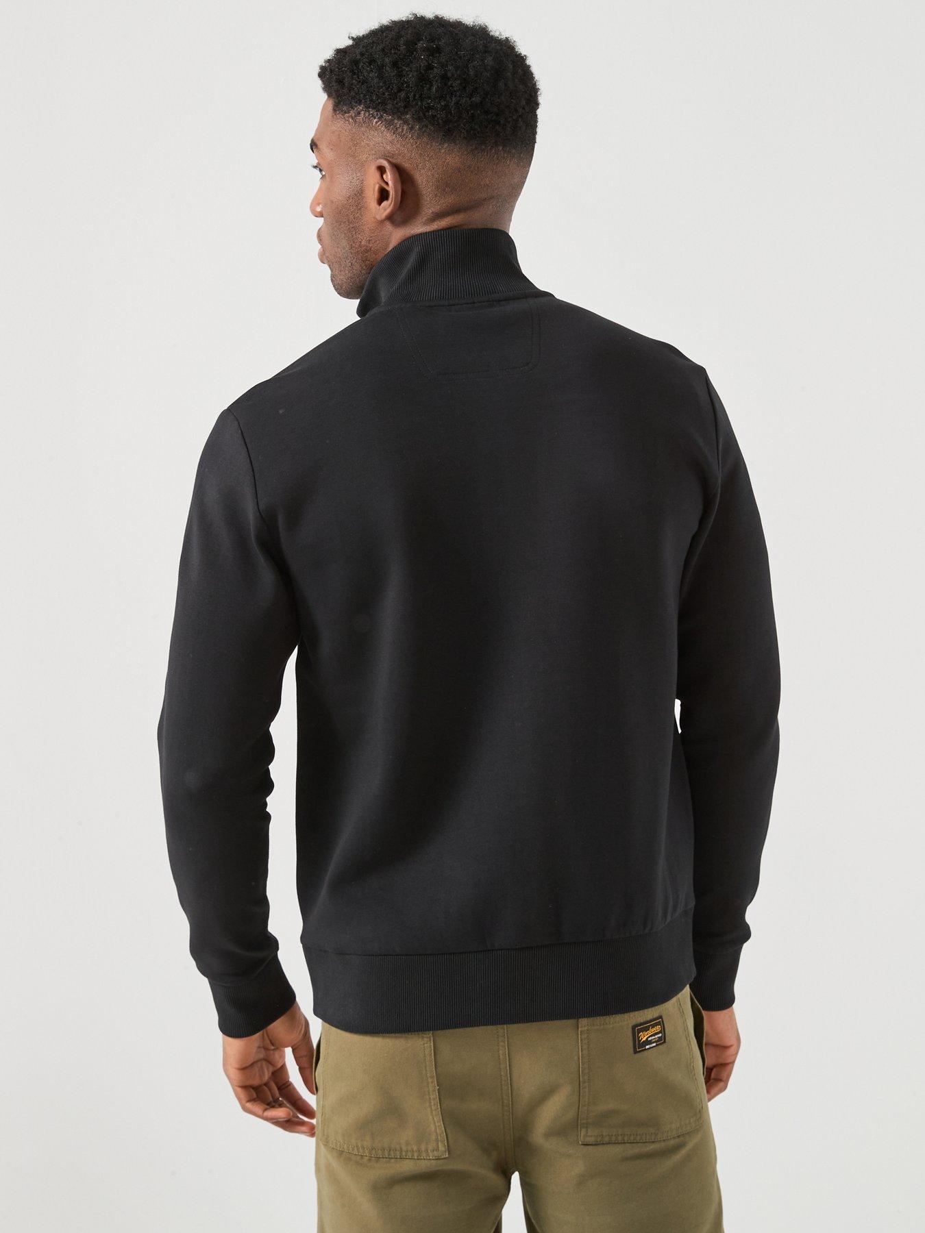 BOSS Skaz Full Zip Sweatshirt - Black | Very