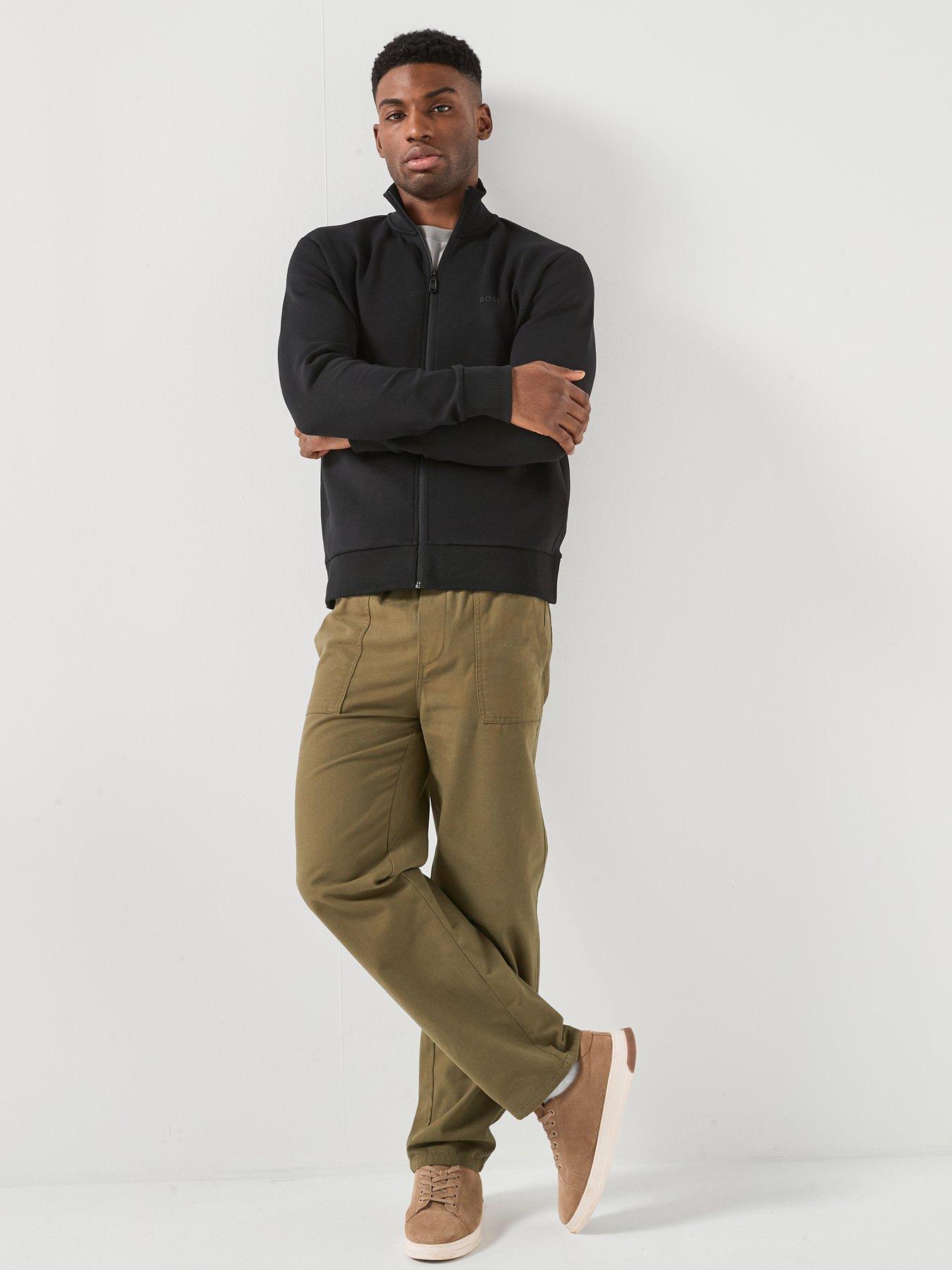 BOSS Skaz Full Zip Sweatshirt - Black | Very