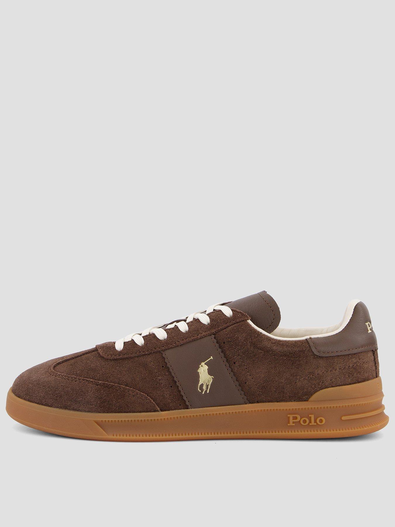 Polo Ralph Lauren Heritage Aera Suede Sneakers - Brown