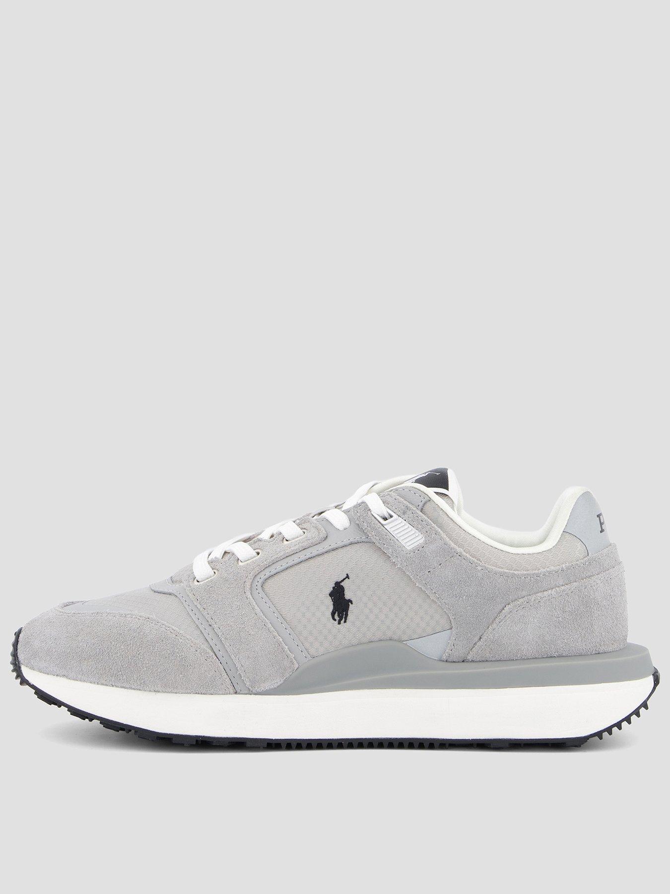 Polo Ralph Lauren Train 89 V2 Suede/Nubuck/Nylon Sneakers - Grey