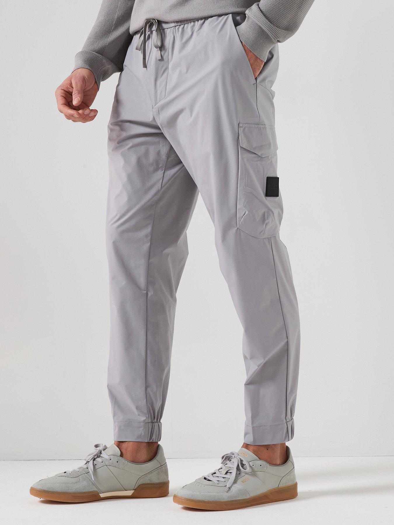BOSS T_urbanex-cargolight Cargo Pants - Grey