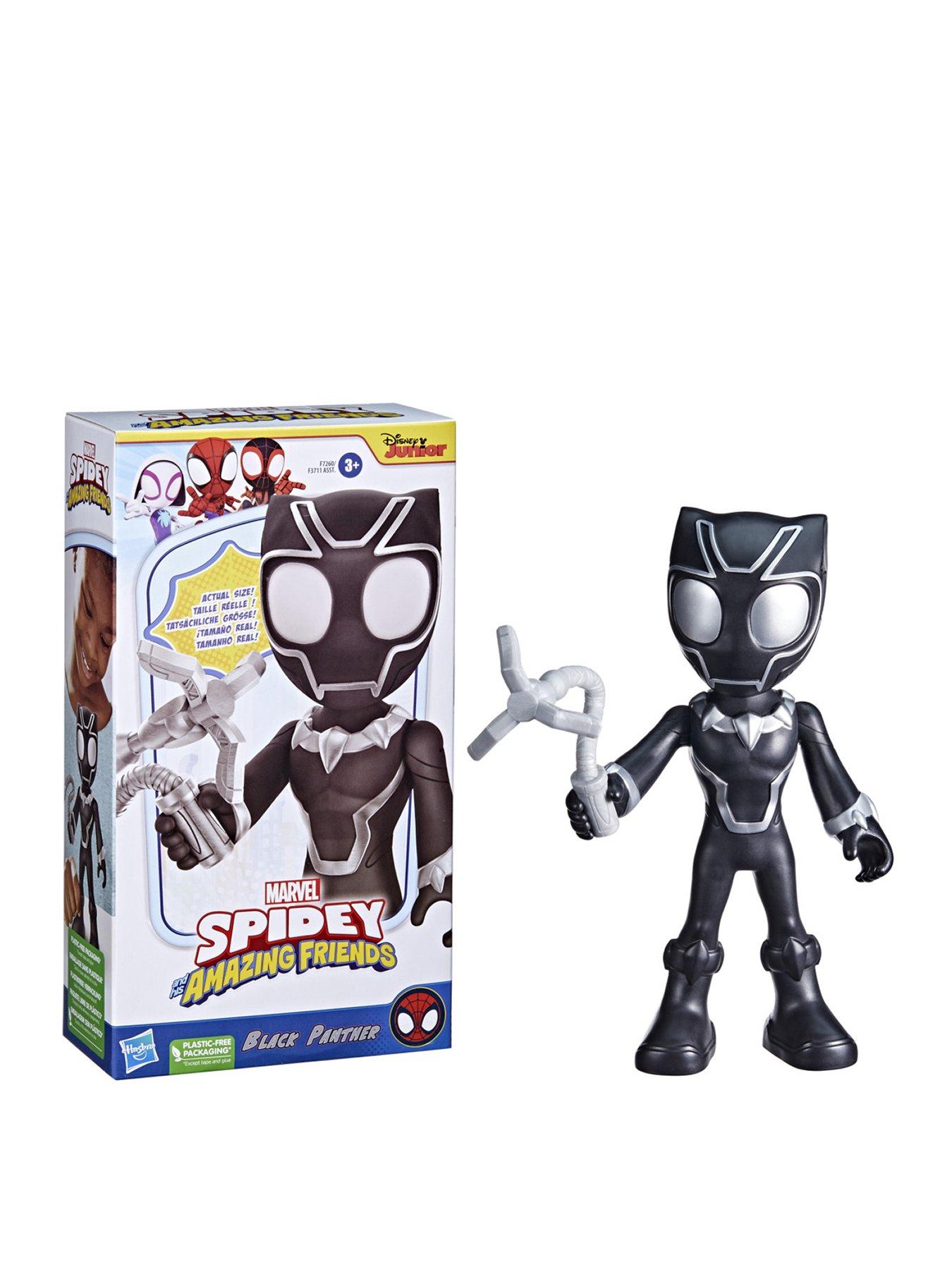 Marvel Spidey and His Amazing Friends Supersized Black Panther Action Figure