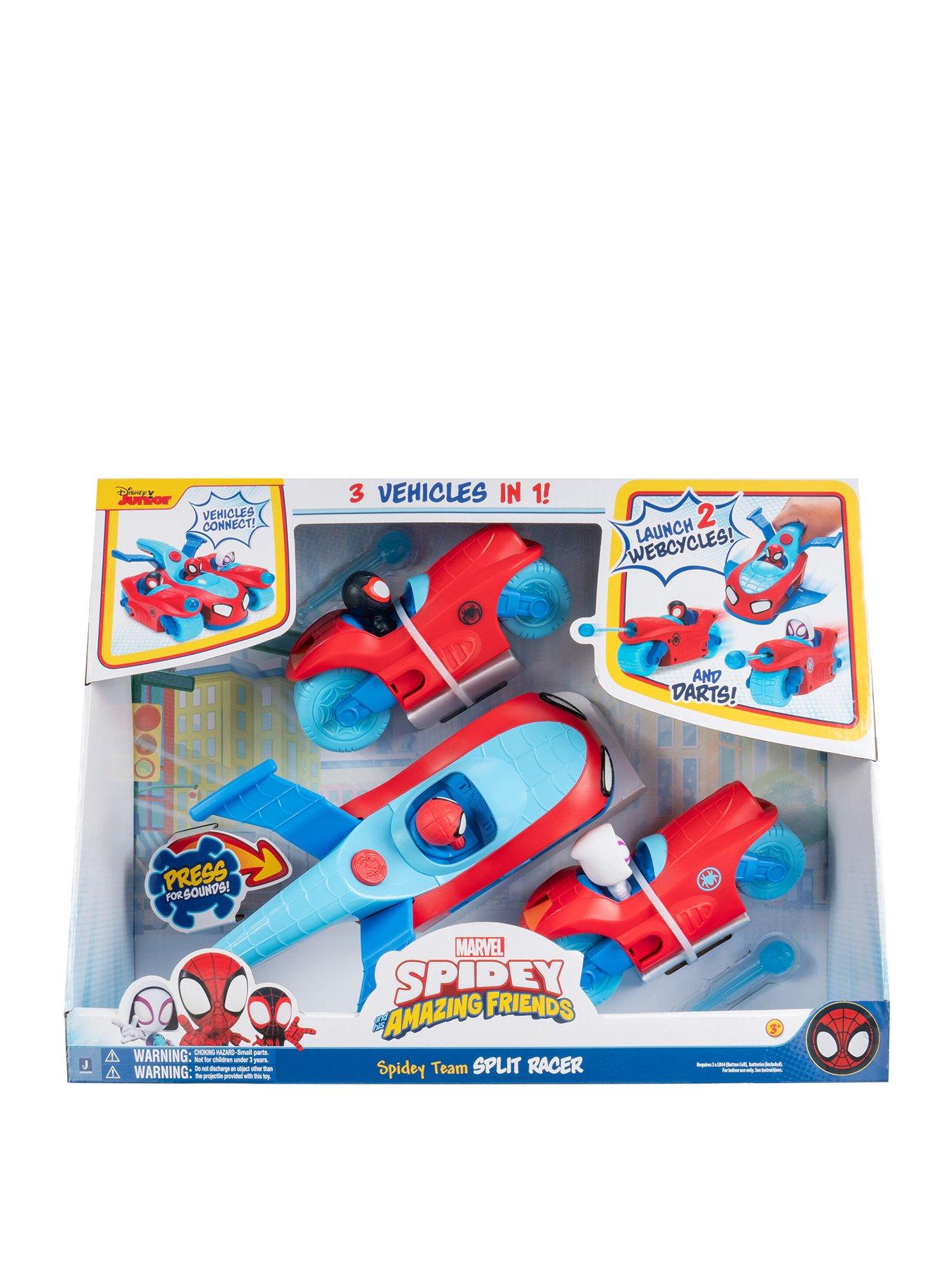 undefined MARVEL Spidey and His Amazing Friends Spidey Team Split Racer