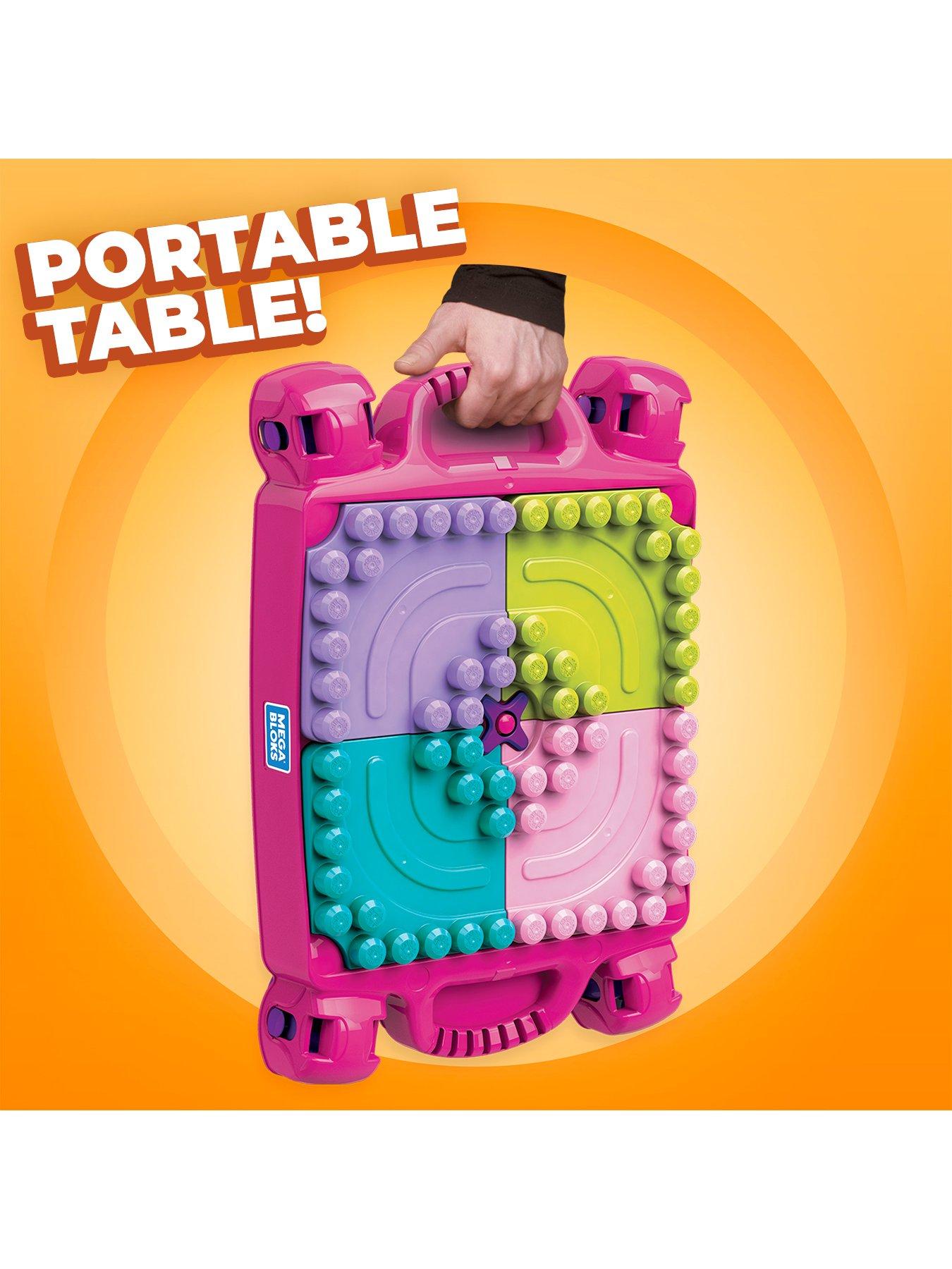 Image 4 of 7 of MEGA Bloks Build &amp; Learn Table Pink