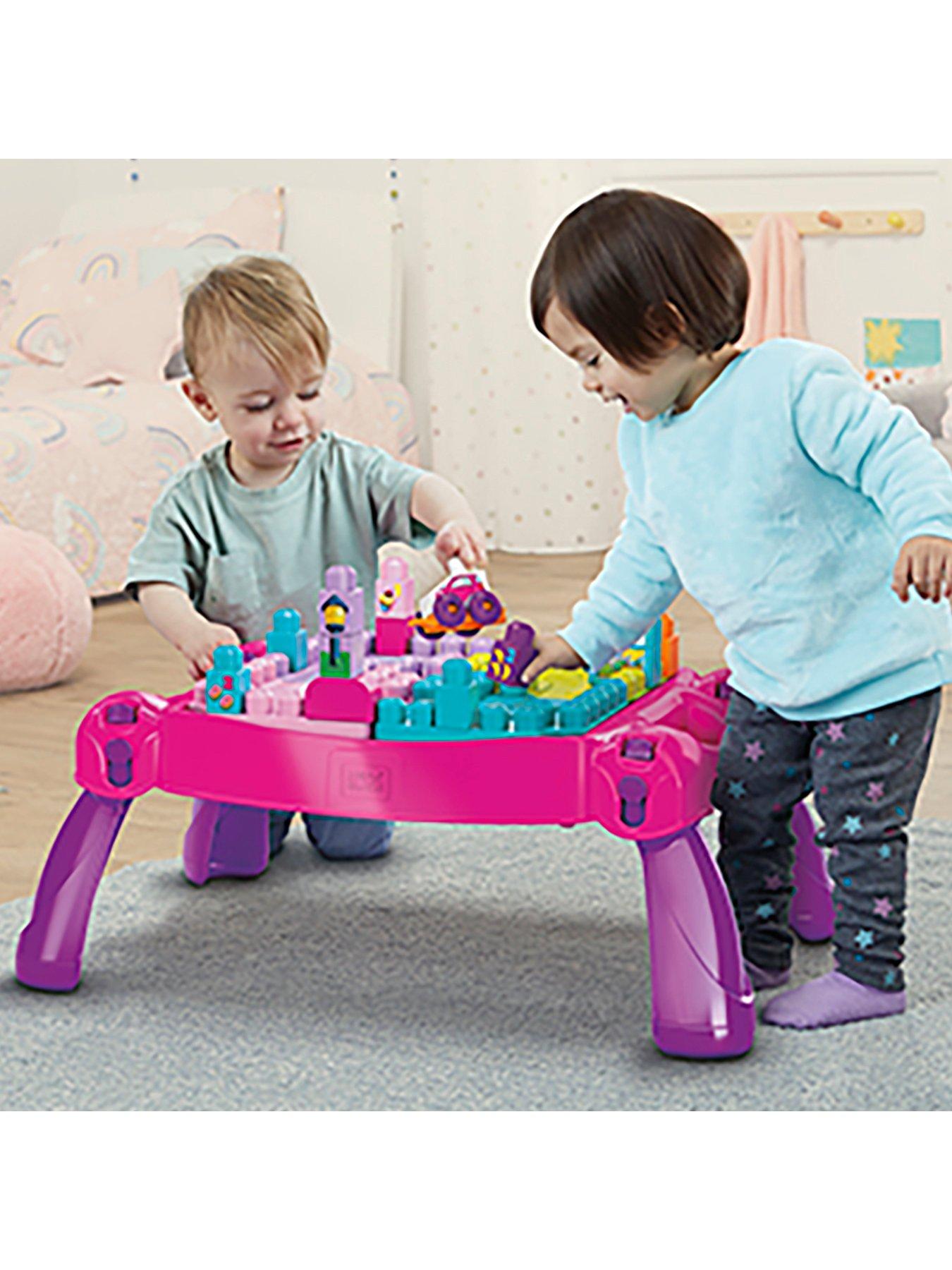 Image 5 of 7 of MEGA Bloks Build &amp; Learn Table Pink