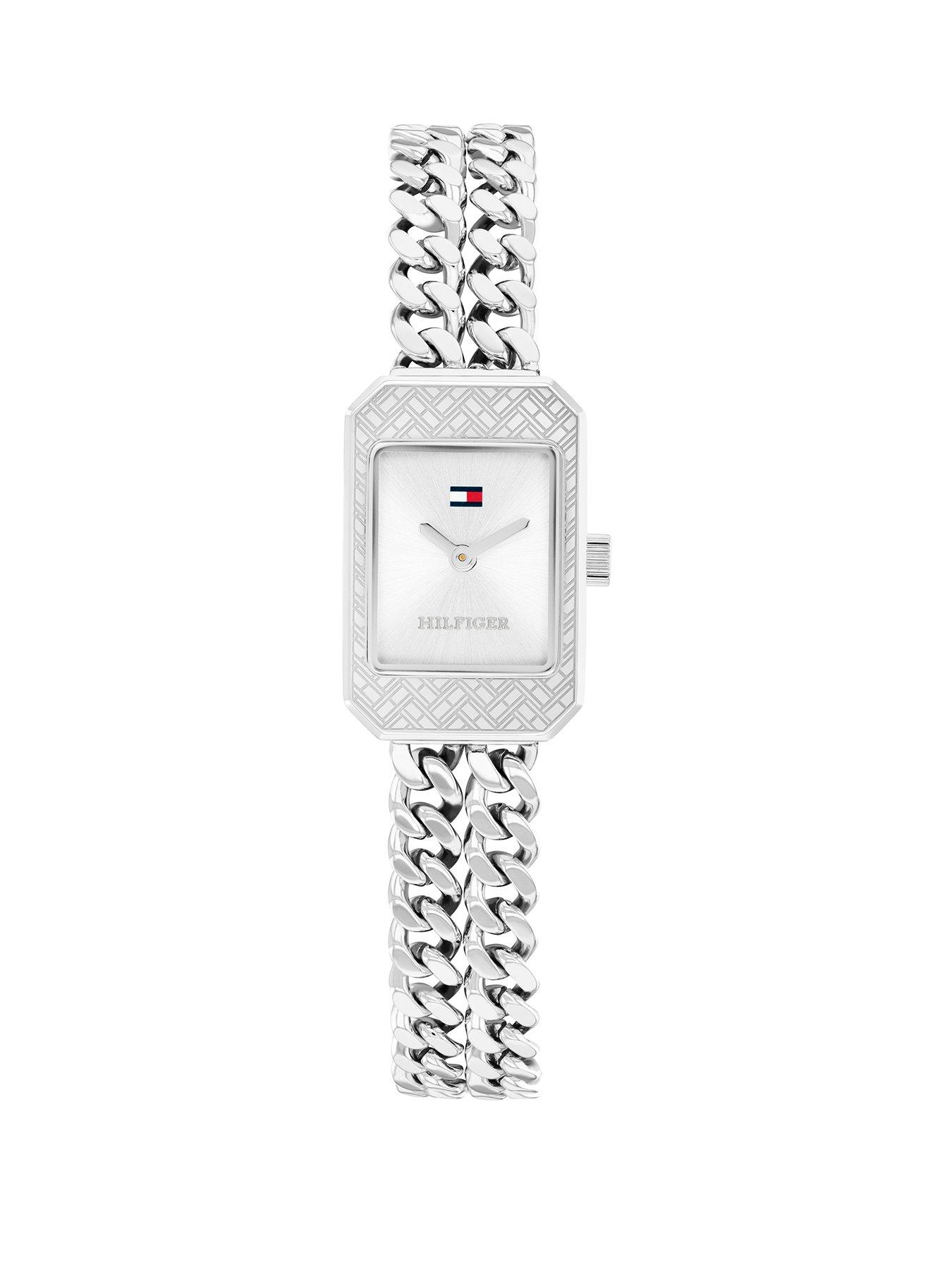 Tommy Hilfiger Women's Stainless Steel Chain Bracelet Watch