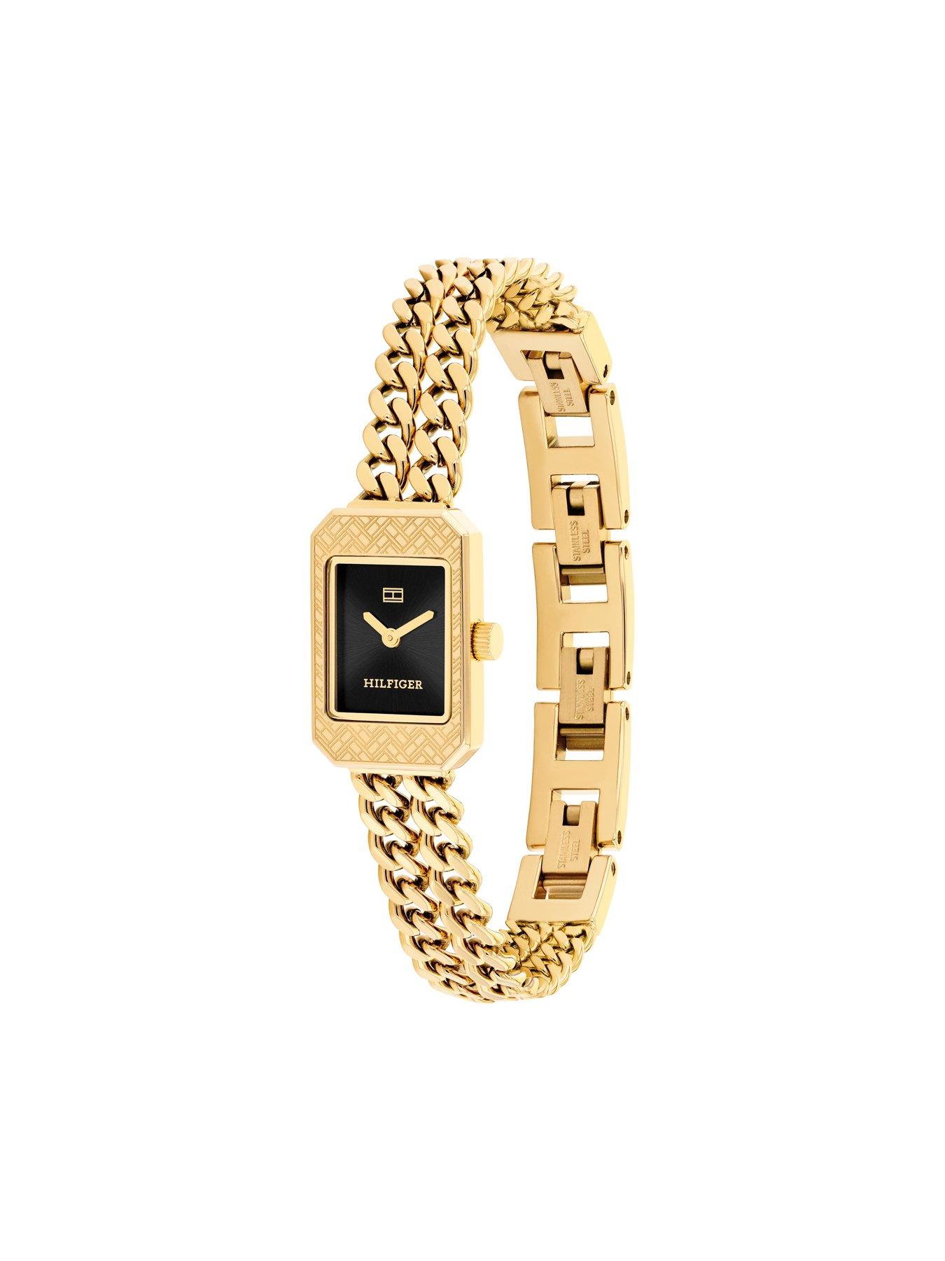Image 3 of 5 of Tommy Hilfiger Women's Gold- Plated Chain Bracelet Watch