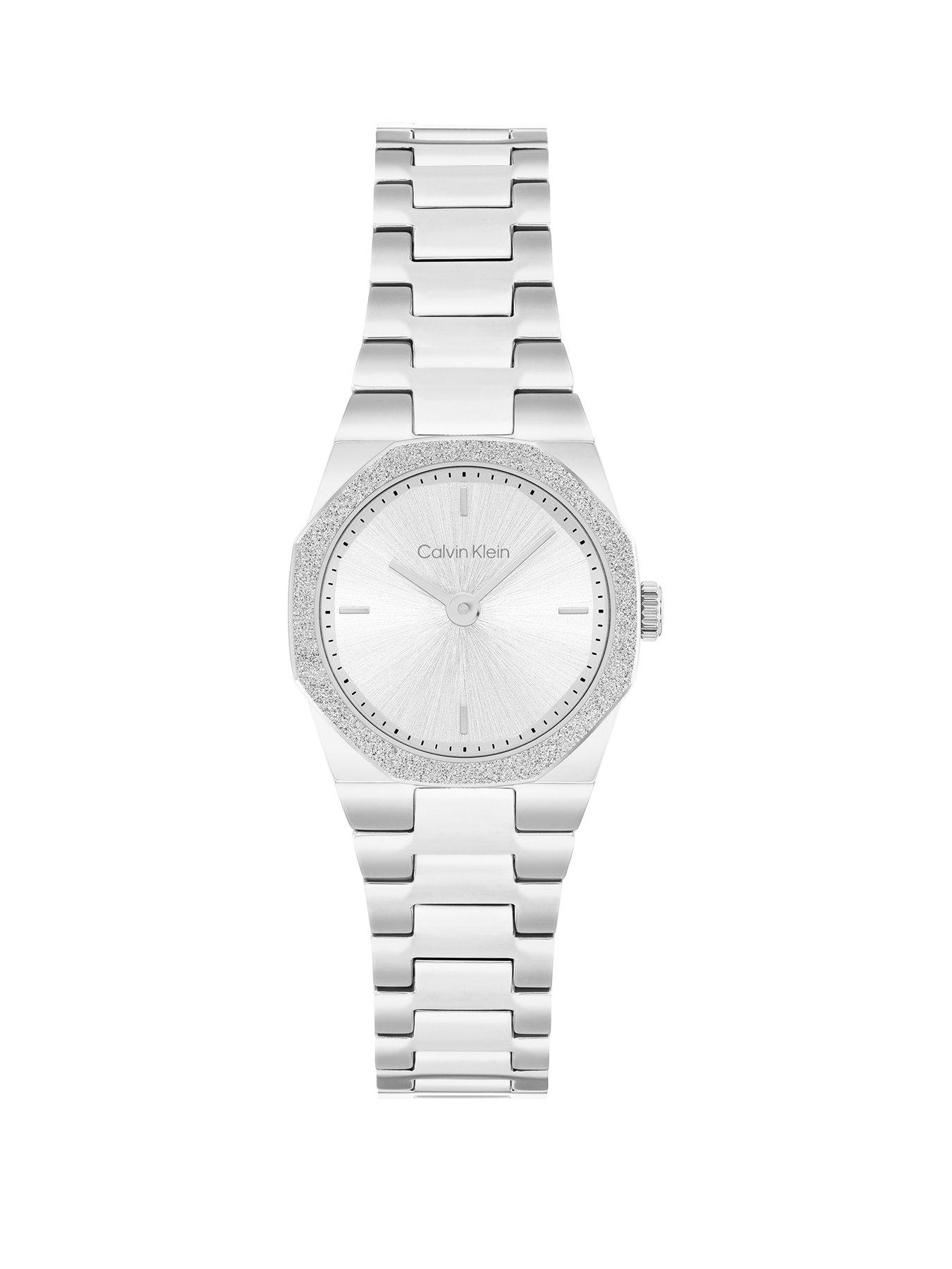 undefined Women's CK Geometric Elegance Stainless Steel Watch