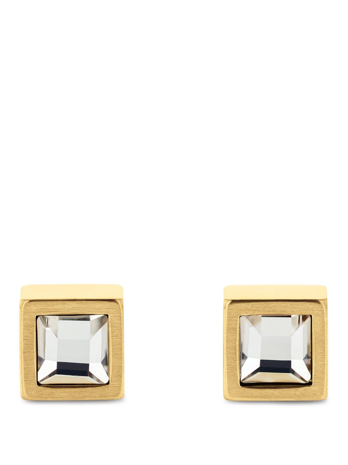 Calvin Klein Calvin Klein'S Men'S Ck Essential Links Gold Plated Earrings