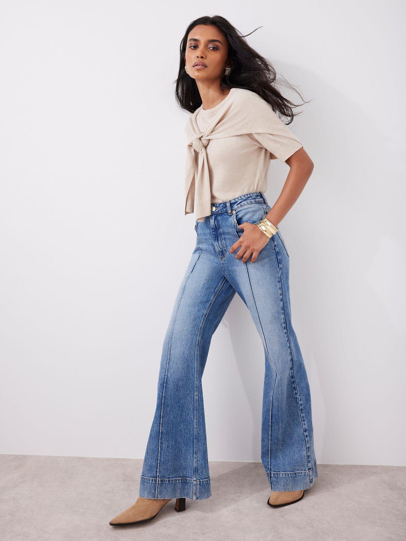 Image 4 of 6 of Mint Velvet Neutral Scarf Knit Top - Cream