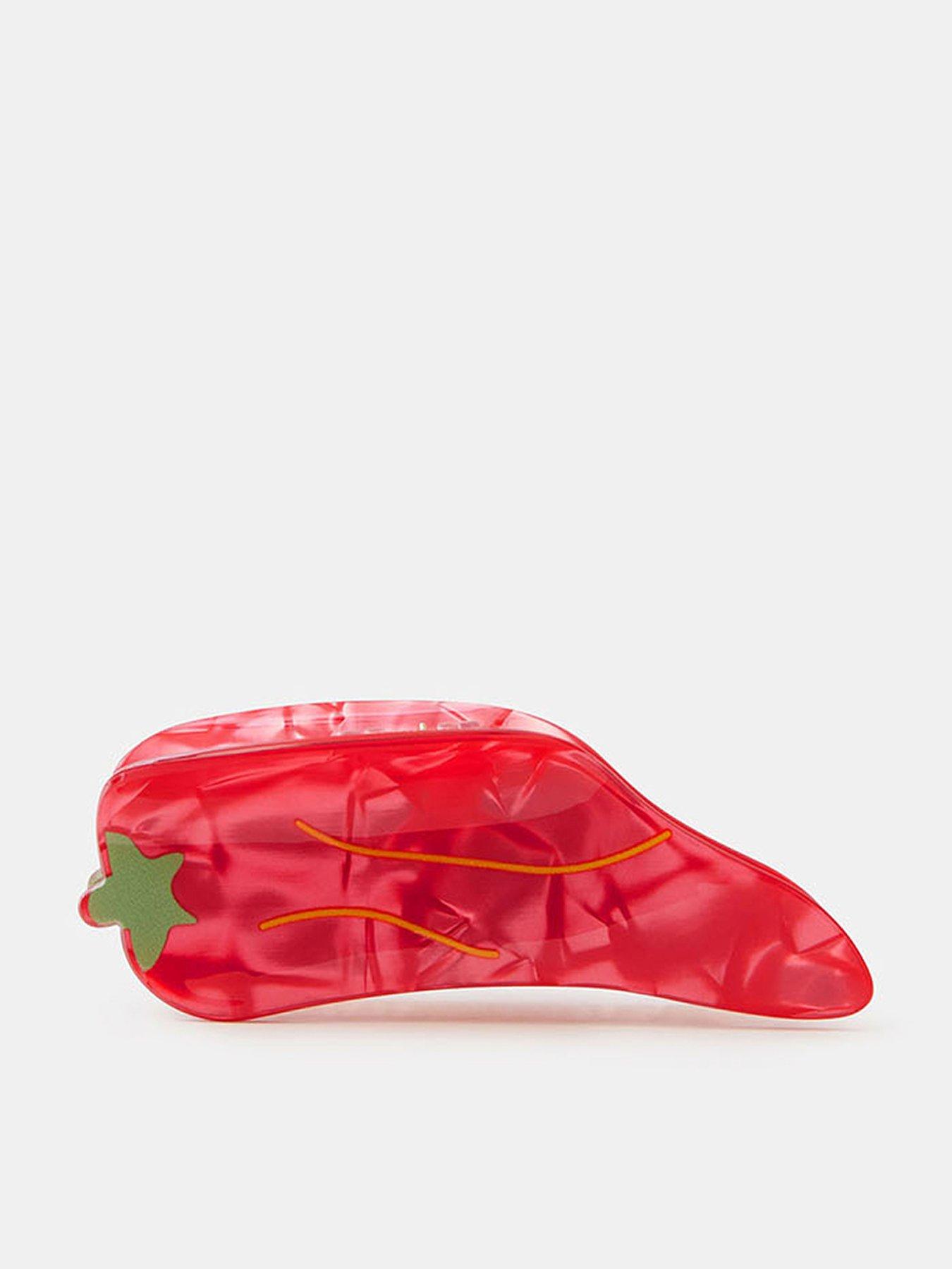 Accessorize Chilli Clawclip - Red