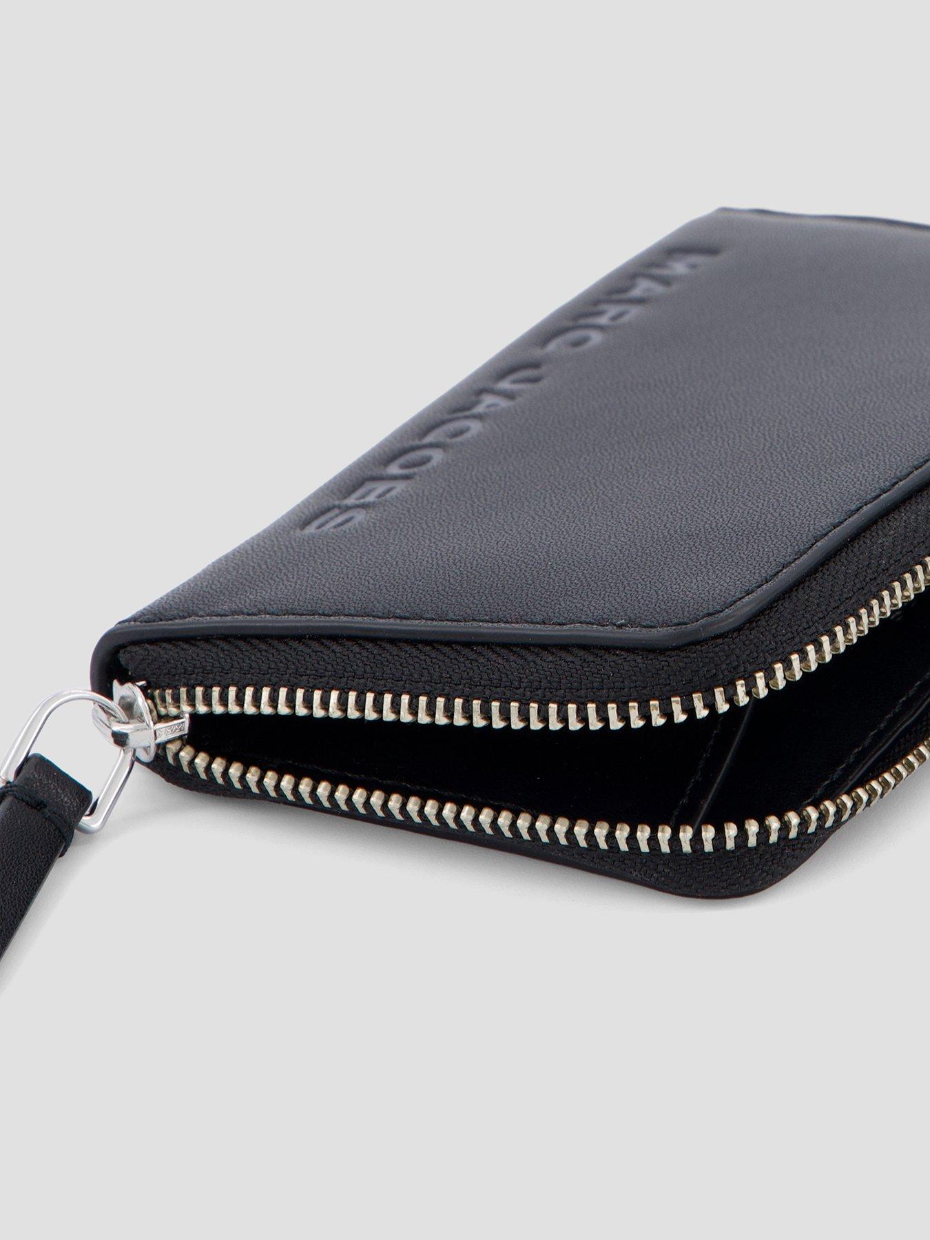 Image 2 of 3 of MARC JACOBS The Top Zip Charm Wallet - Black