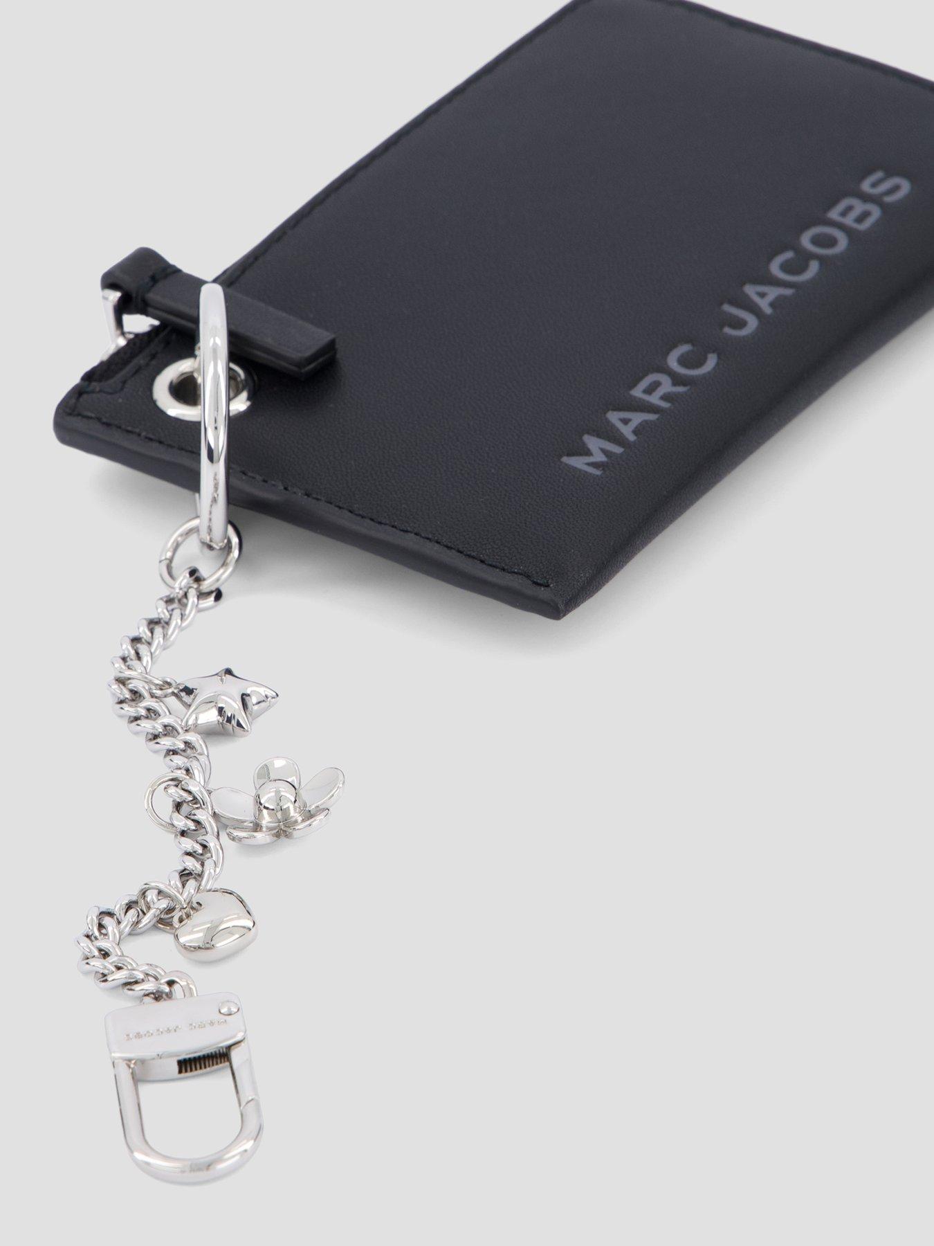 Image 3 of 3 of MARC JACOBS The Top Zip Charm Wallet - Black