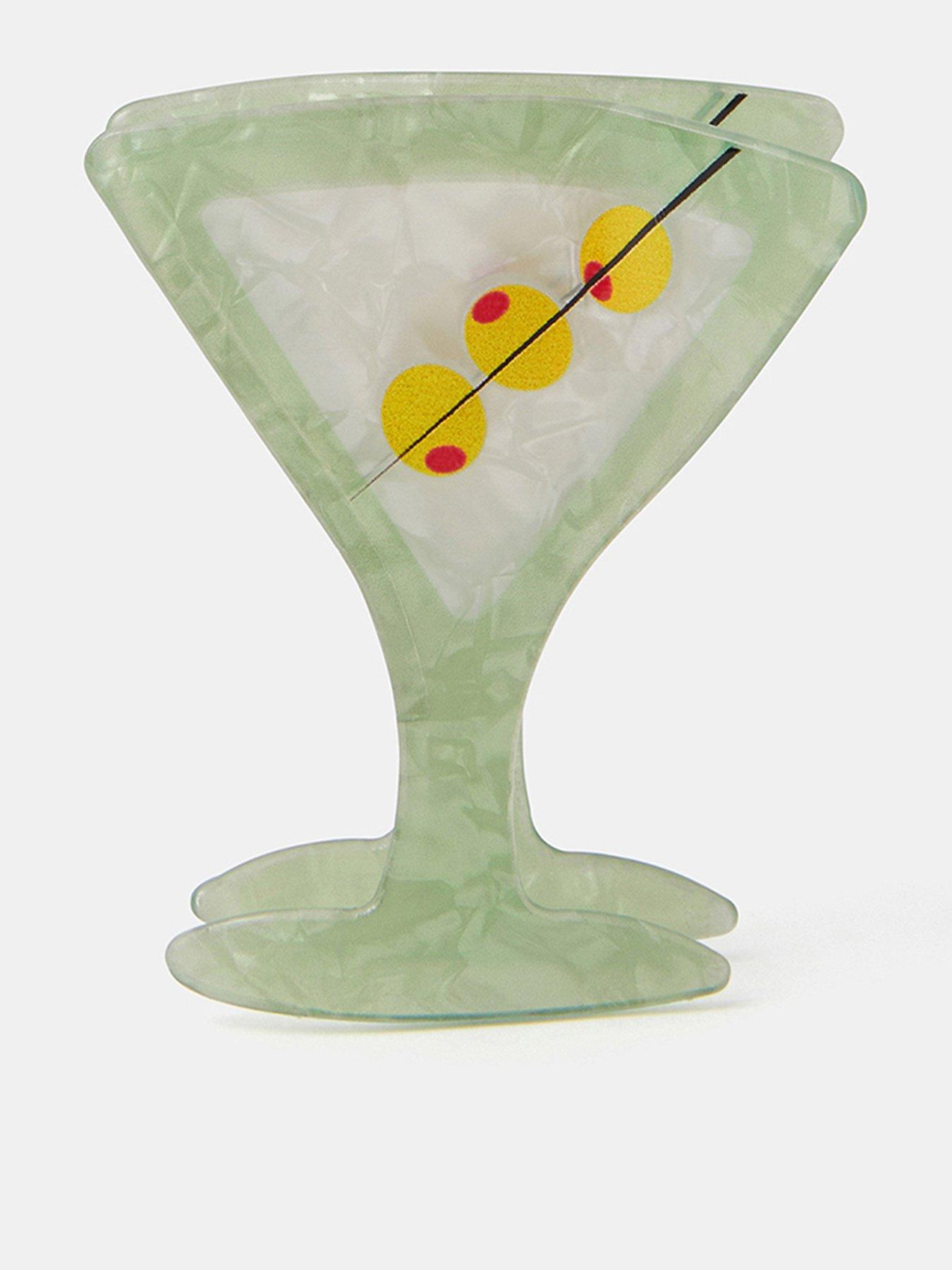 undefined Martini Claw Clip - Green