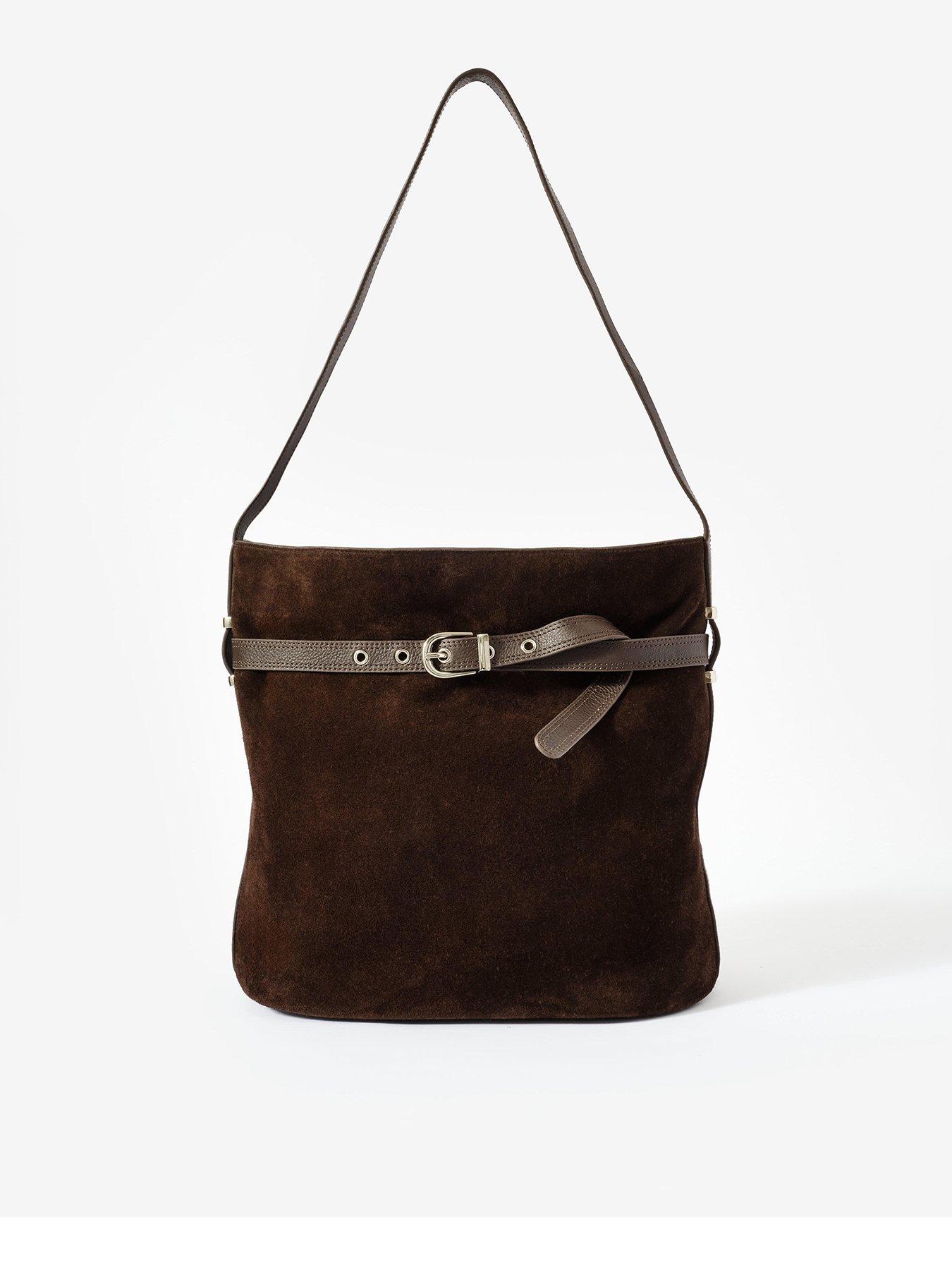 Mint Velvet Maci Bucket Bag - Brown