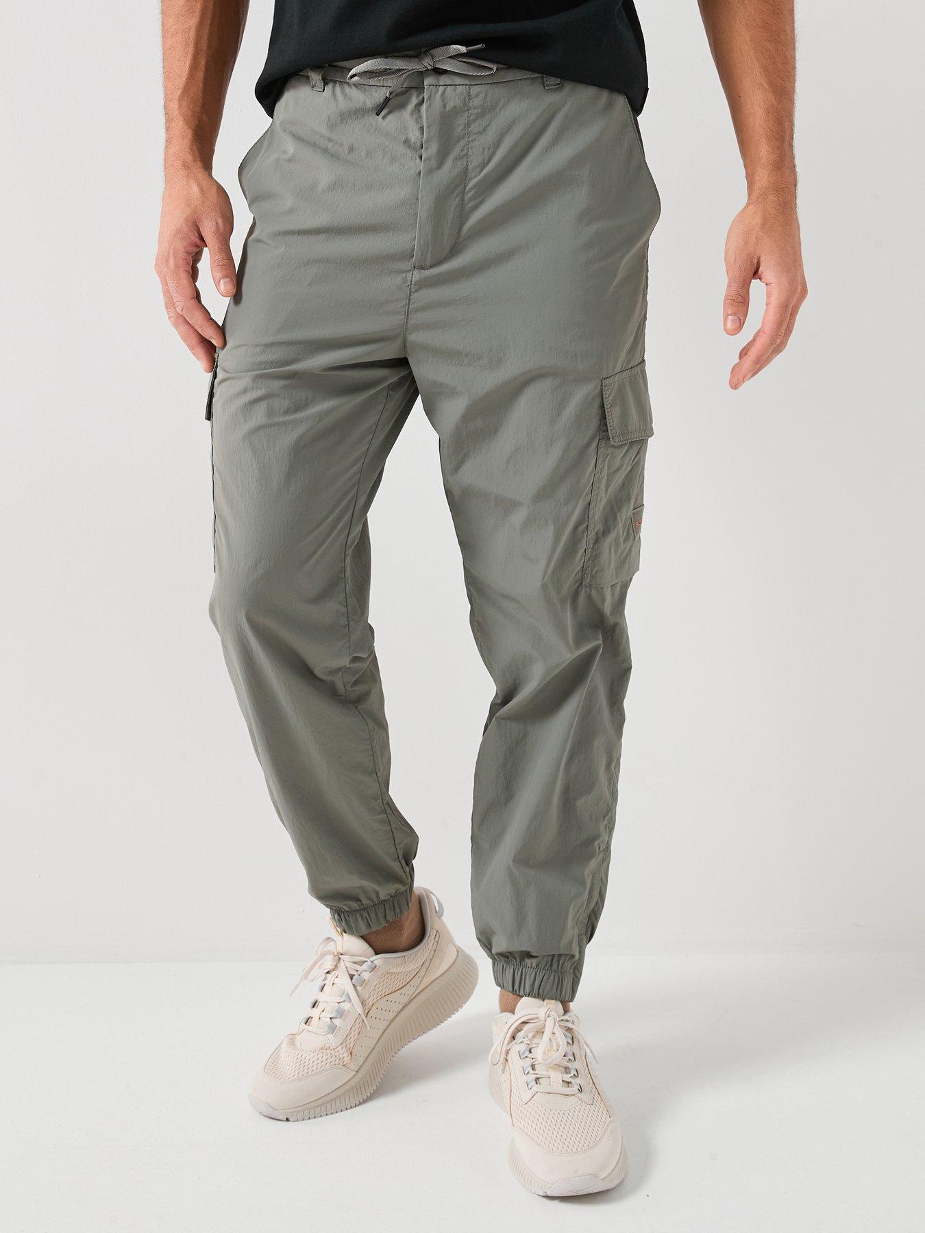 BOSS Boss Sracky-5 Cargo Stretch Nylon Trousers - Green
