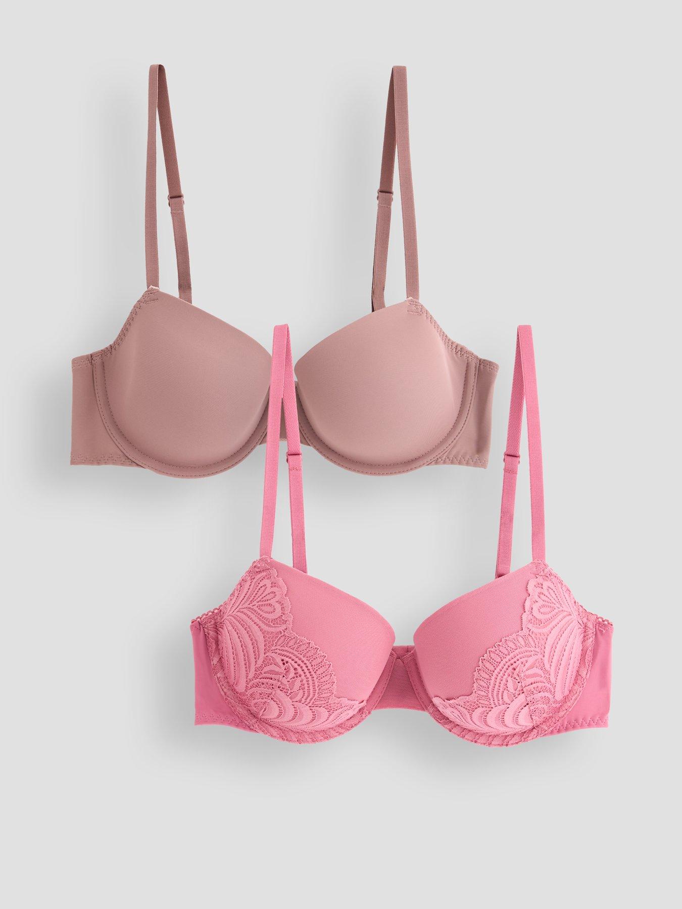 DORINA Lincoln-2pplight Padded Bra, Pink, Size 38E, Women