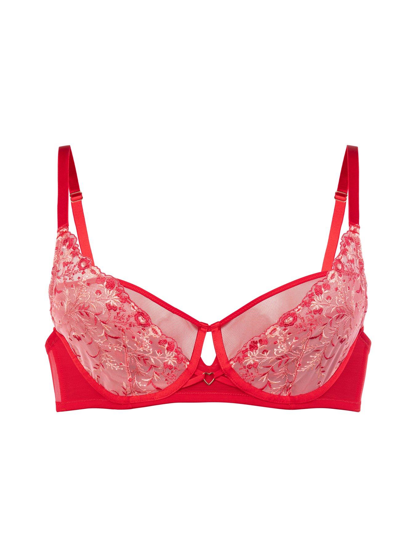 Image 5 of 5 of DORINA Erinnon Padded Wired Bra - Red