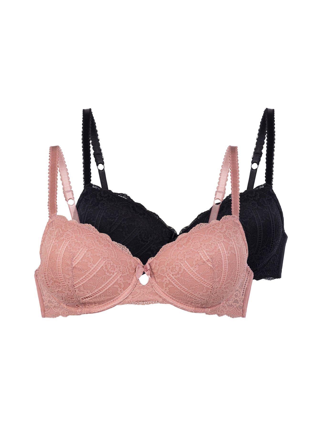 DORINA Celine-2pplight Padded Demi - Pink / Black