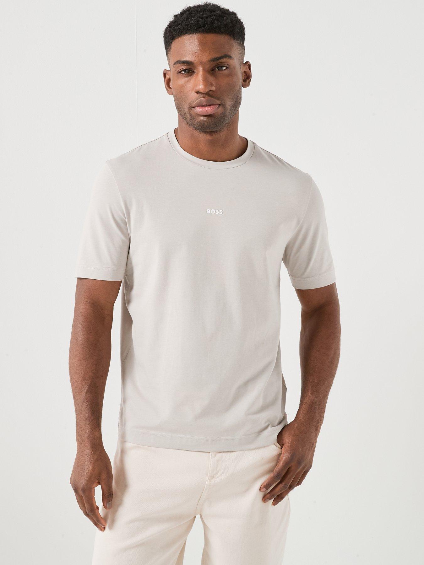 BOSS Boss Tchup Centre Logo T-shirt - Grey