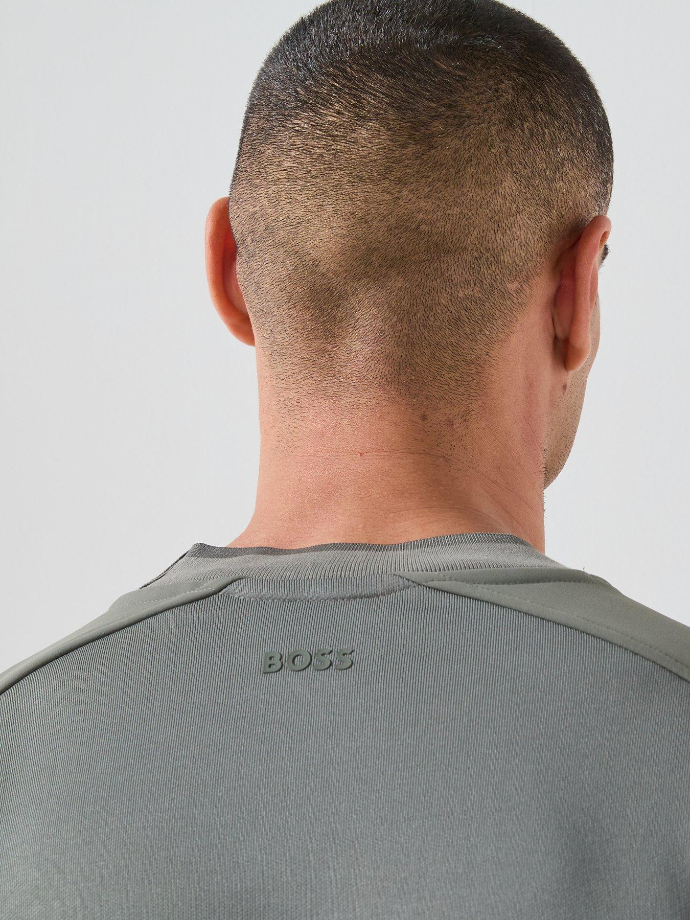 Image 5 of 6 of BOSS Arm Pocket Crew Sweatshirt - Grey