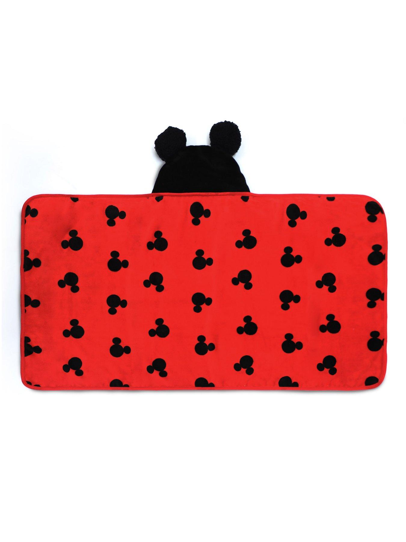 Image 4 of 4 of Mickey Mouse Mickey Logo Hooded Blanket 70X132Cm