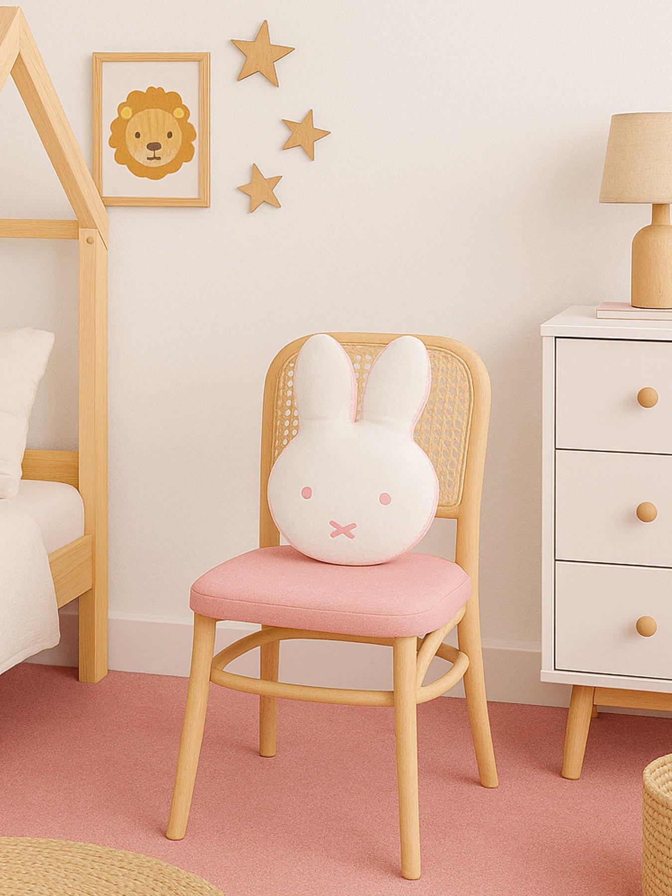 Image 1 of 4 of Miffy Head Shaped Cushion Approx 40x30cm