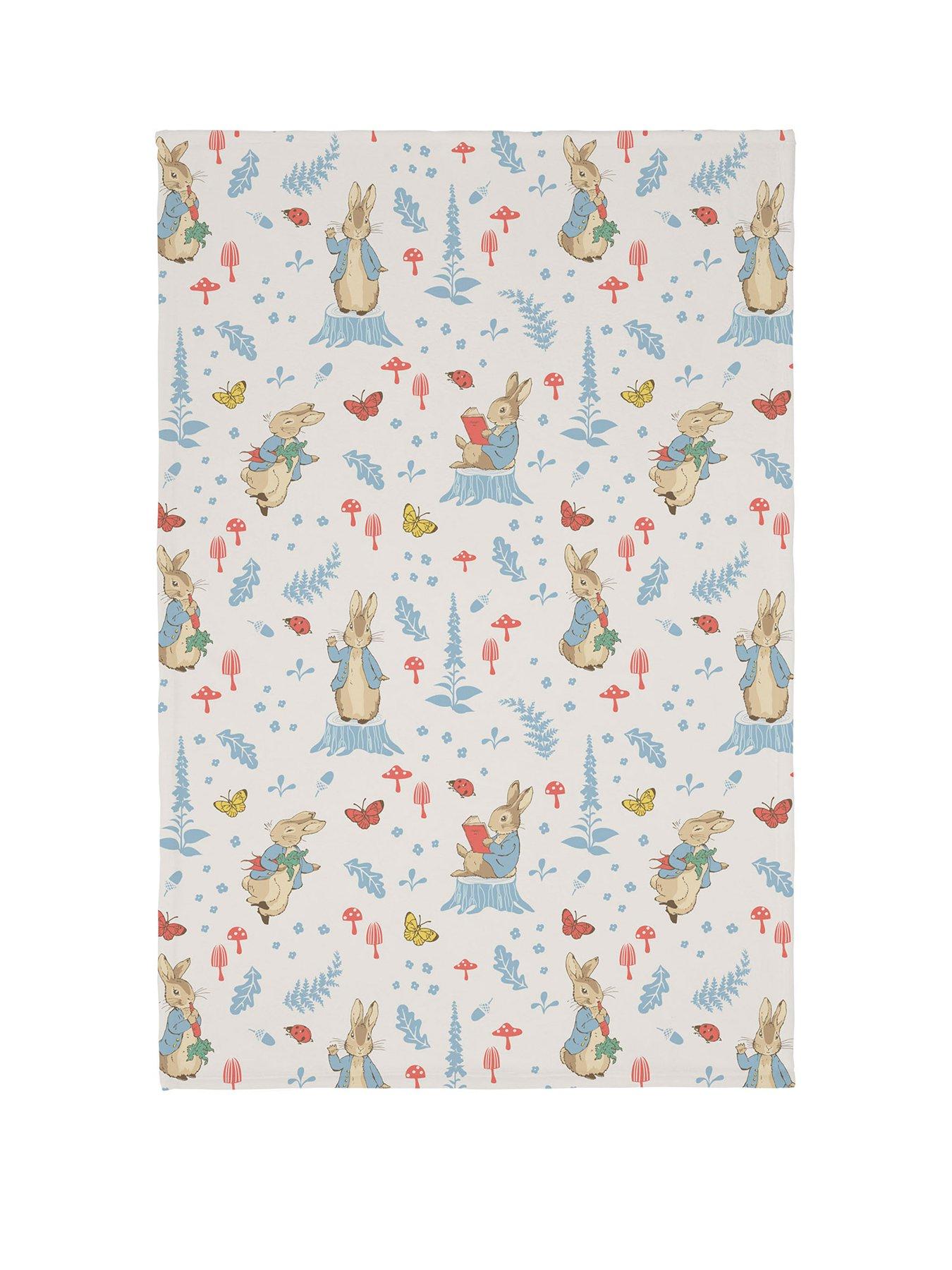 Peter Rabbit Forest Life Coral R-blanket 100x150cm