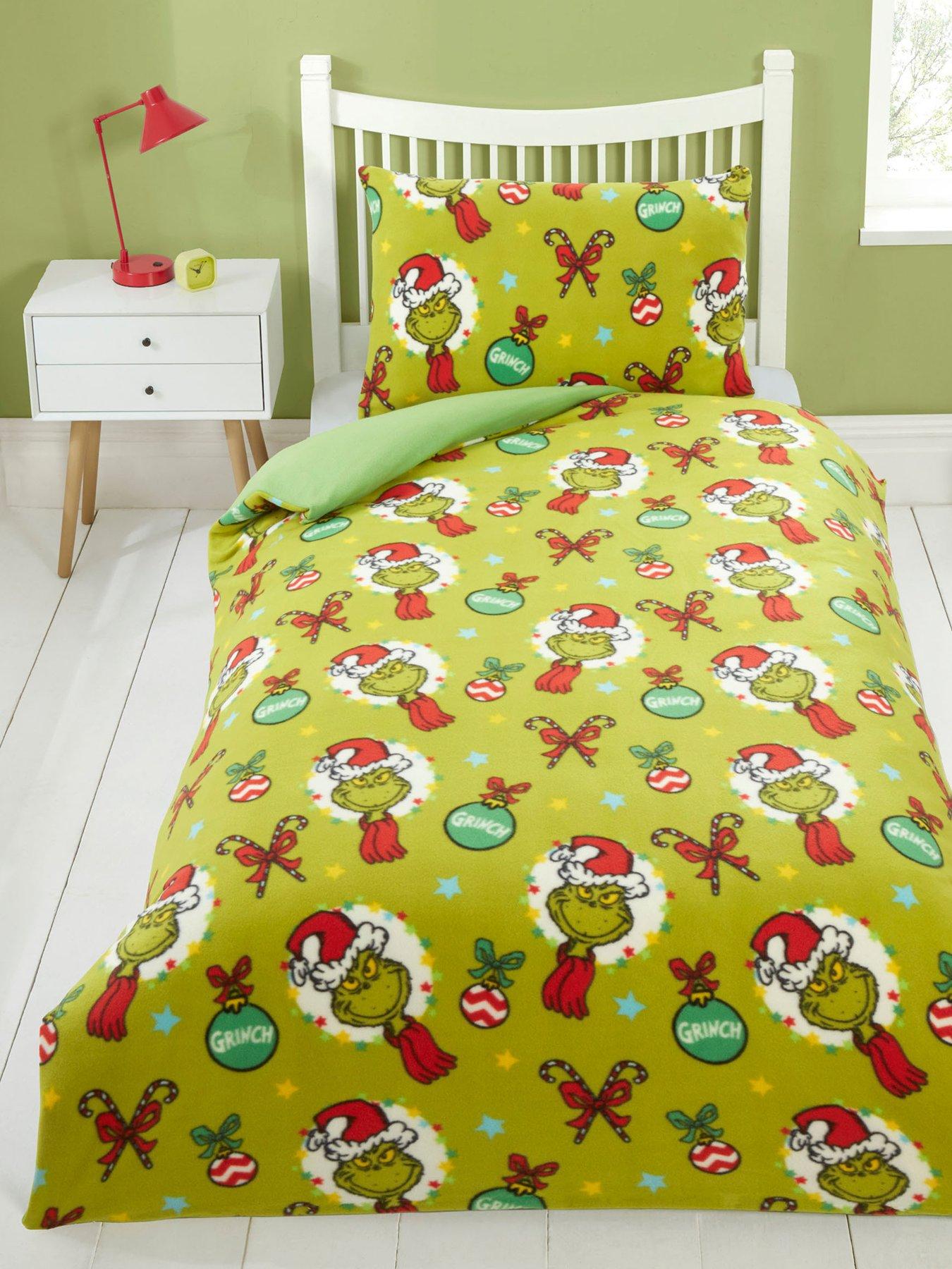 The Grinch Grinchmas Time Fleece Single Christmas Duvet