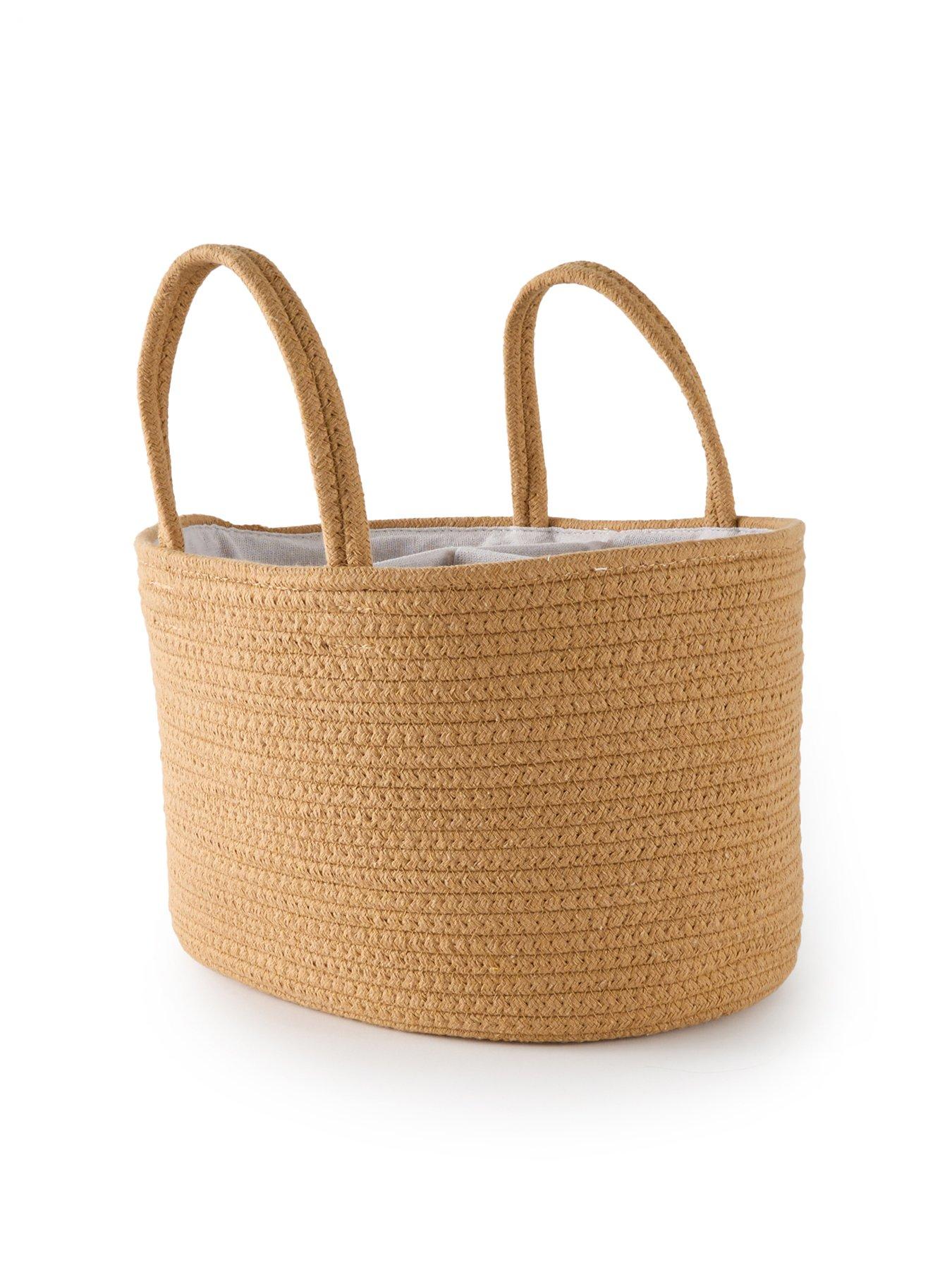 The Very Collection Natural Cotton Rope Caddy | Very