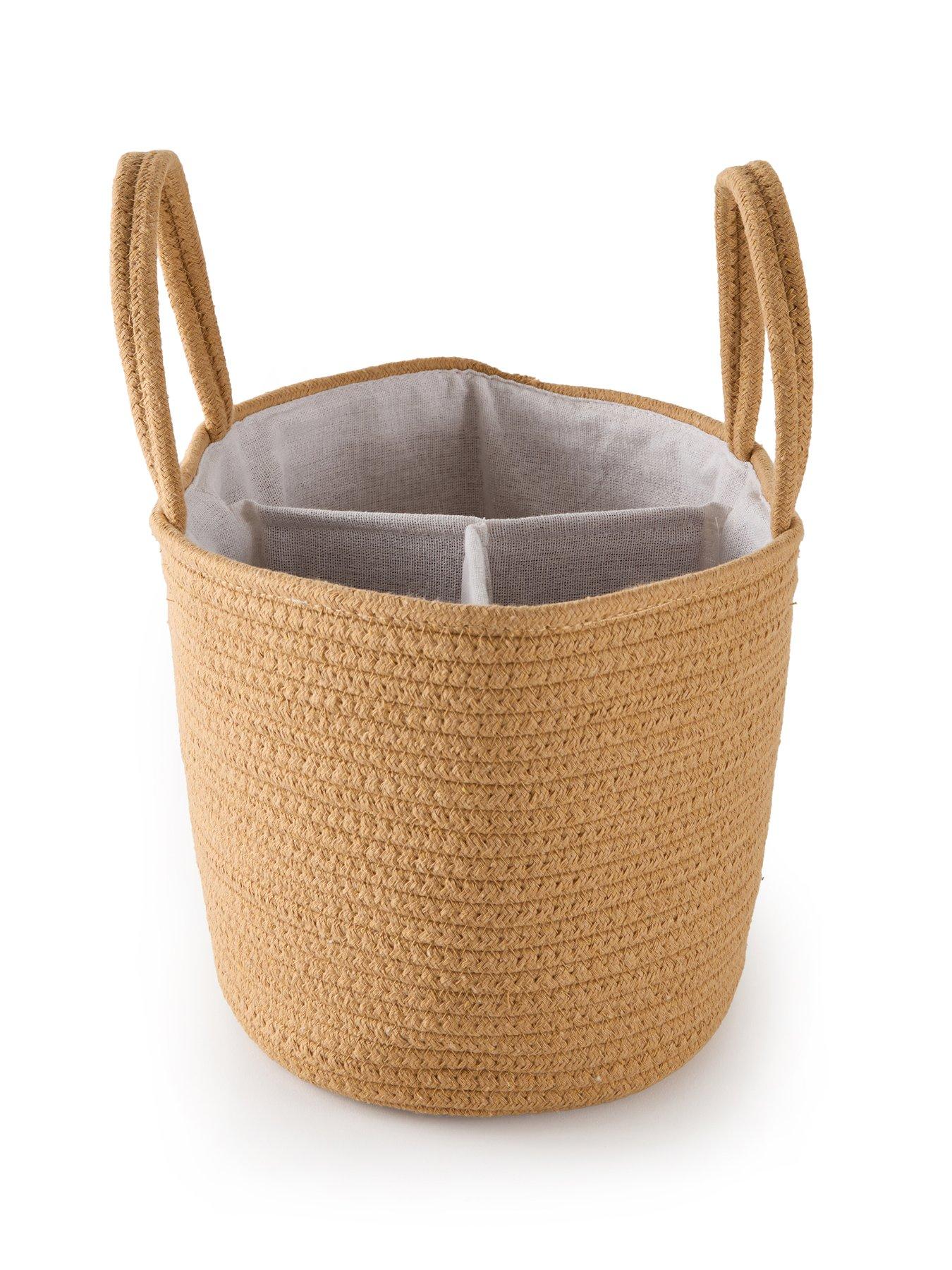 The Very Collection Natural Cotton Rope Caddy | Very