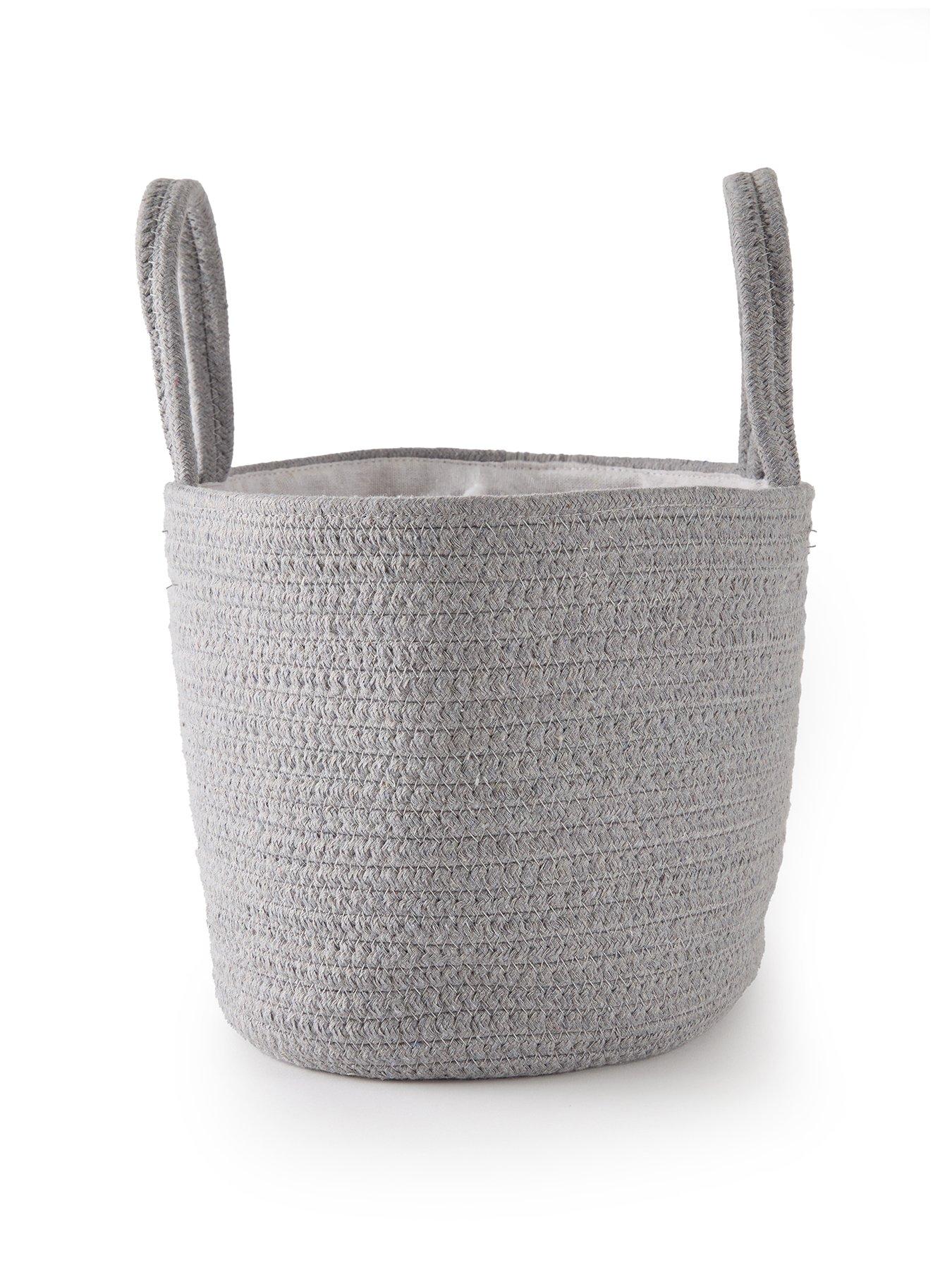 The Very Collection Grey Cotton Rope Caddy | Very