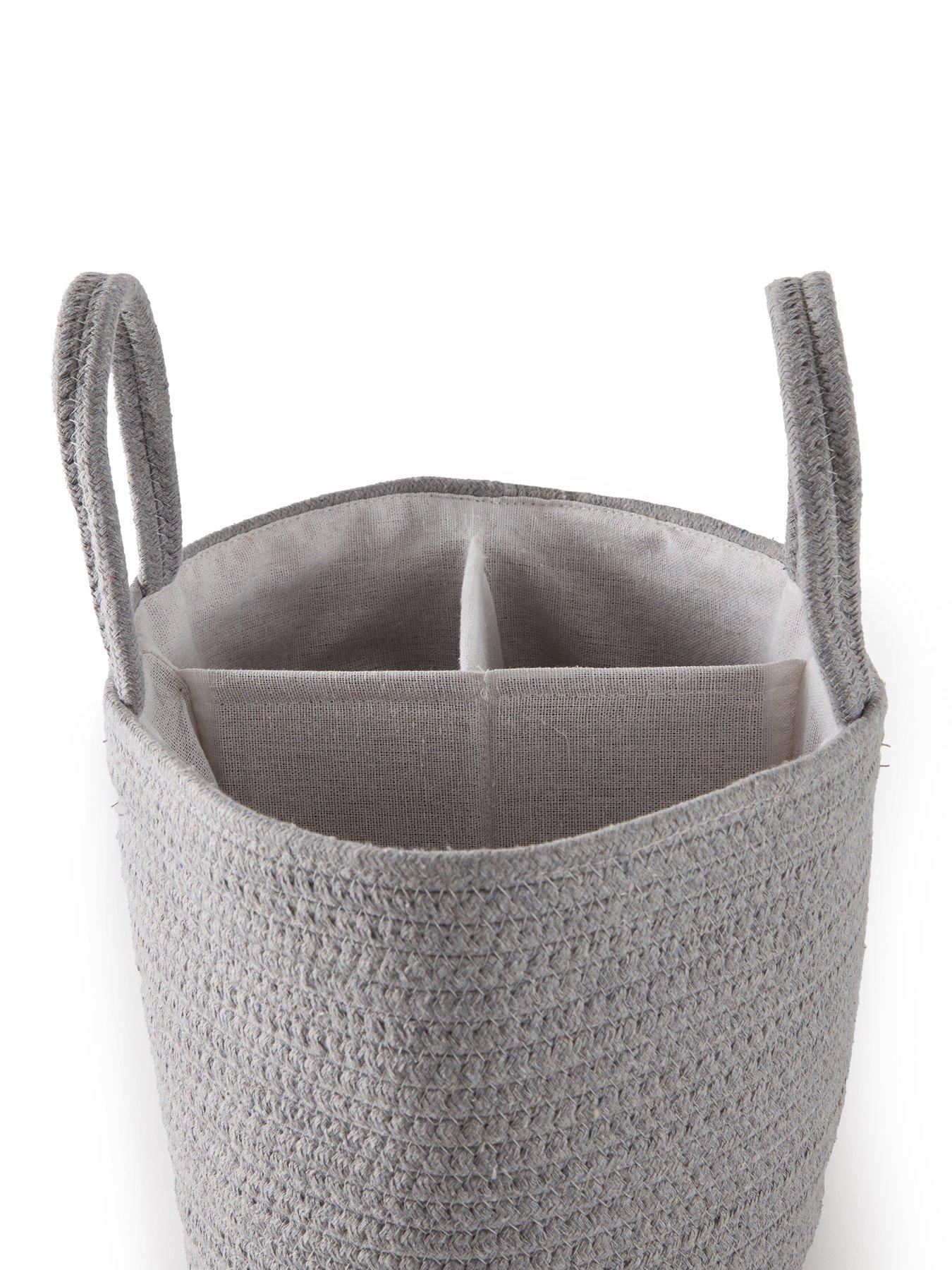 The Very Collection Grey Cotton Rope Caddy | Very