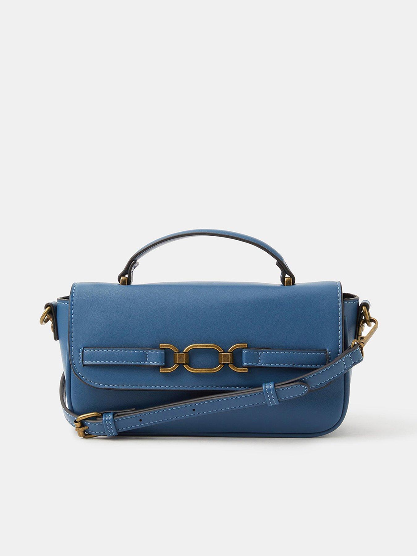 undefined Snaffle Crossbody Bag - Blue