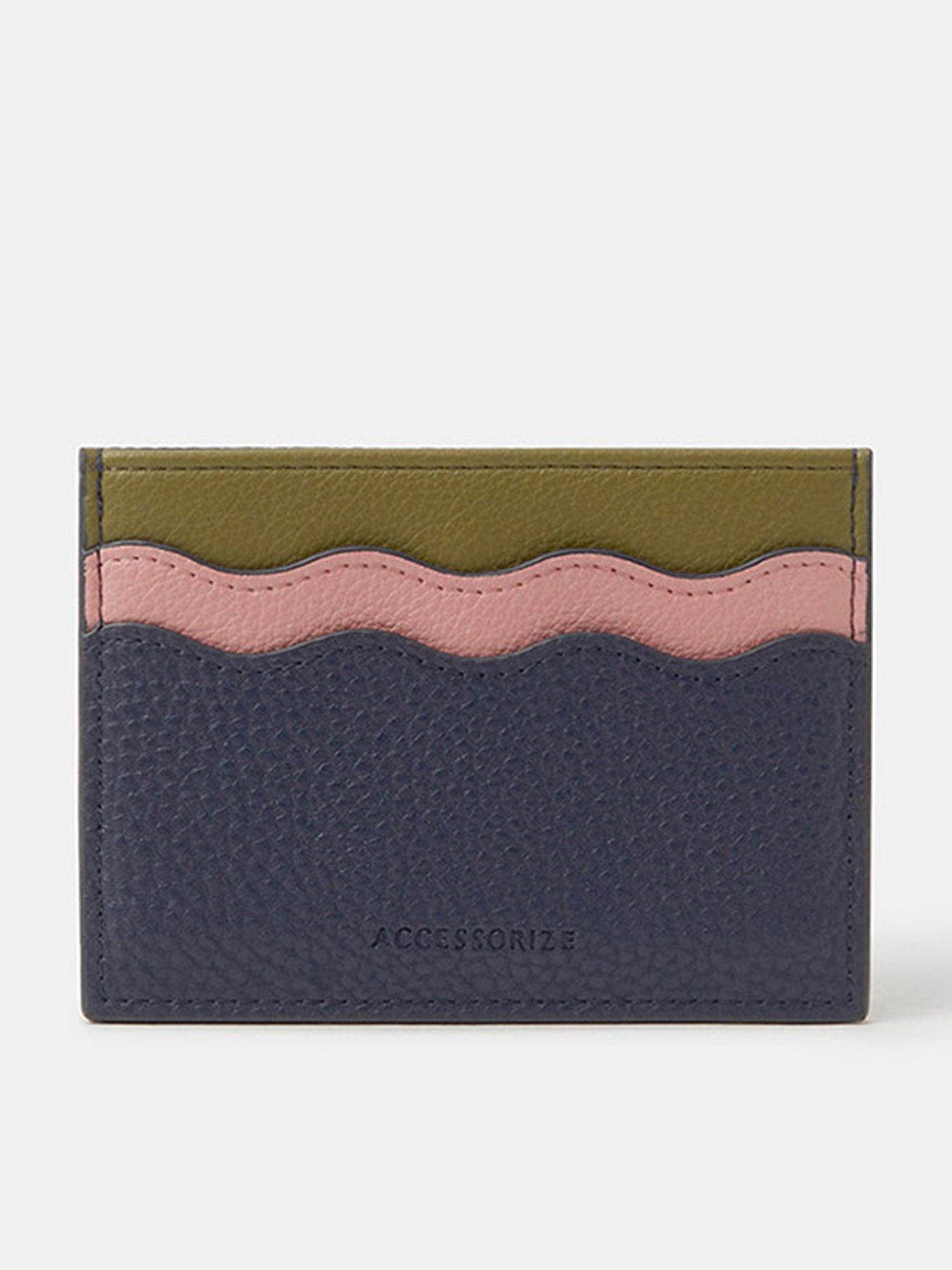 Accessorize Wavy Colourblock Card Holder - Multi