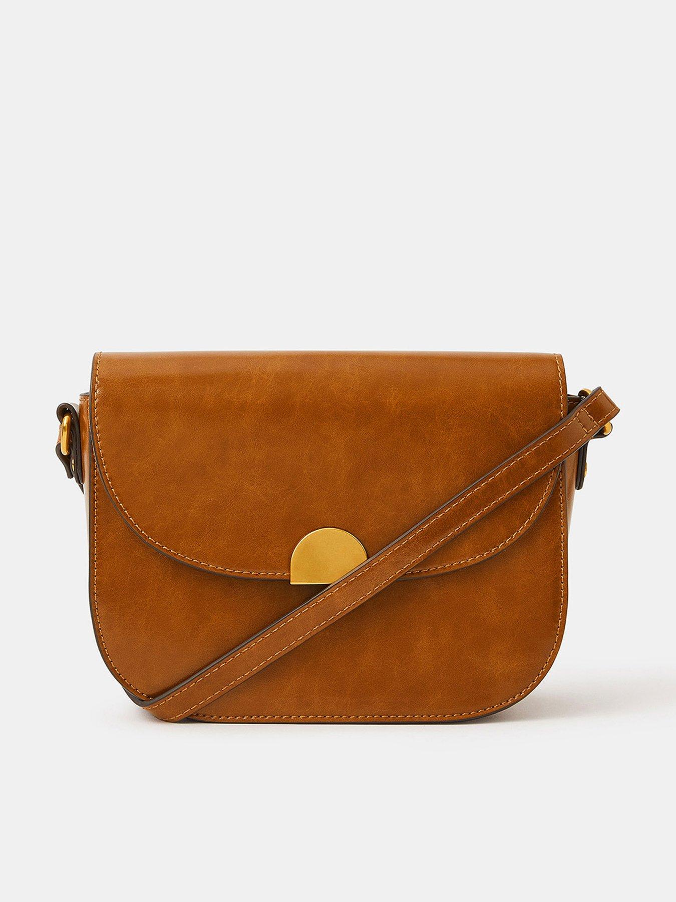 undefined Boxy Crossbody Bag - Brown