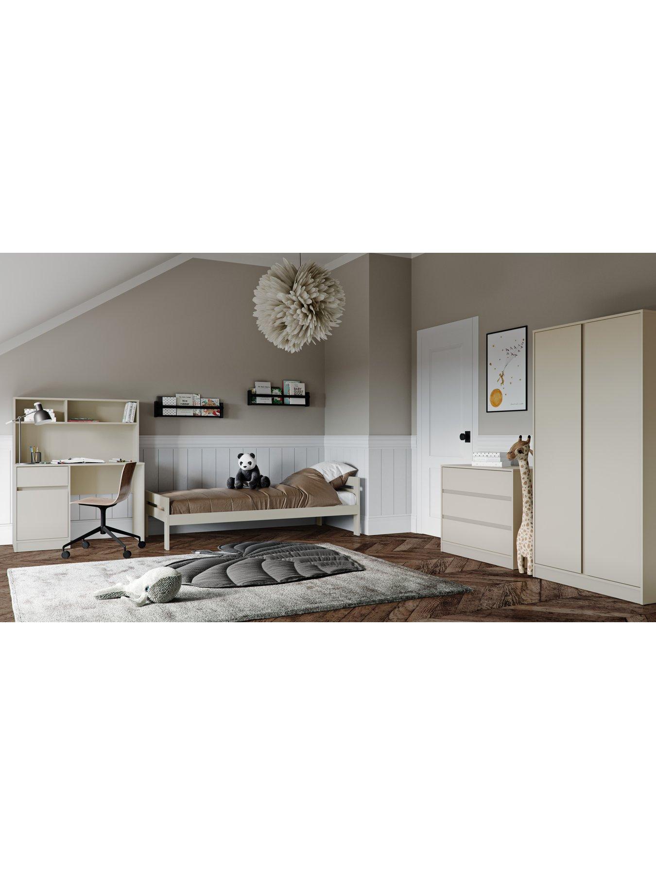 Image 3 of 3 of Little Acorns Kiko Single Bed - Cashmere