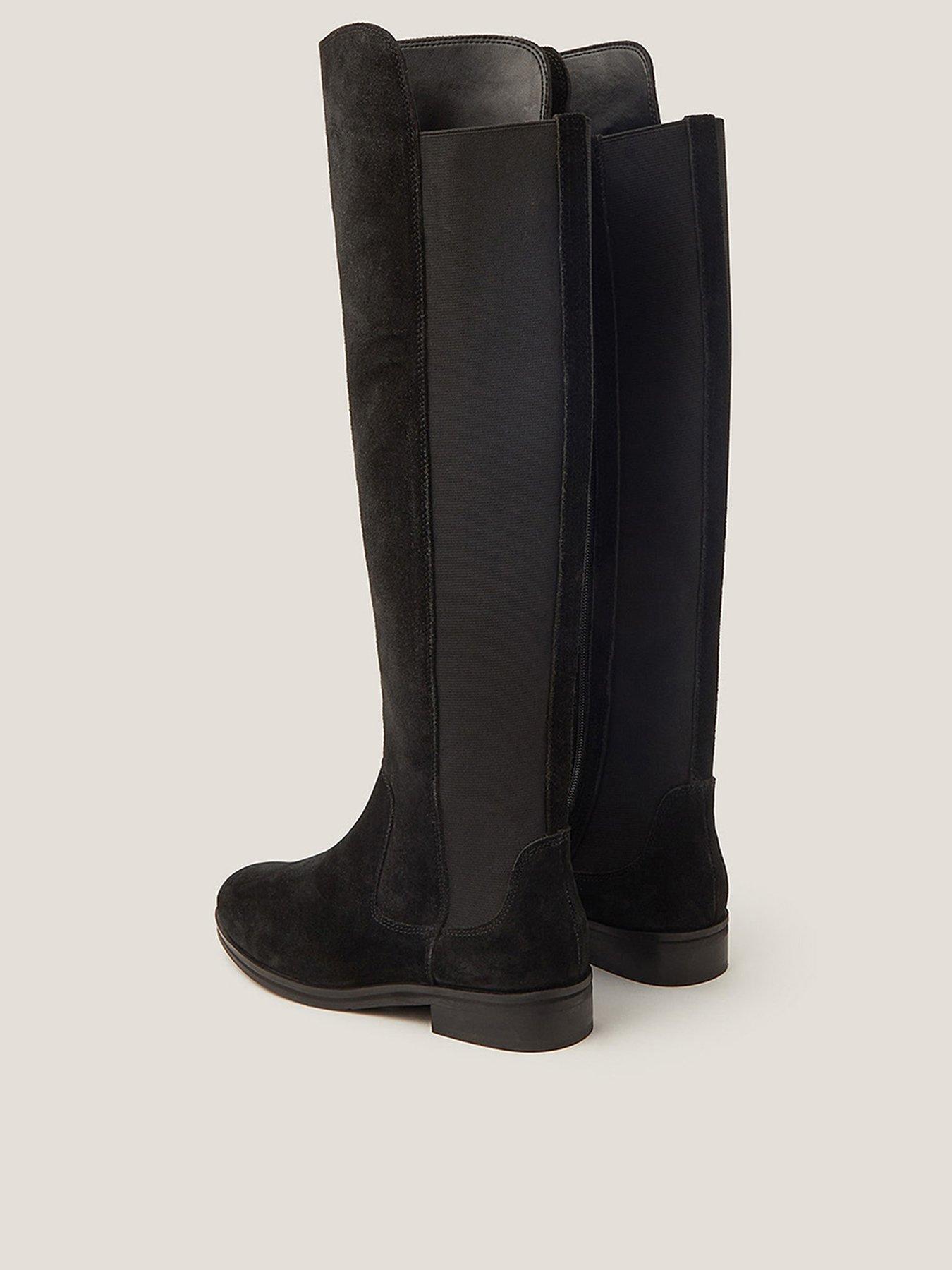 Image 3 of 3 of Monsoon Una Knee High Boot - Black
