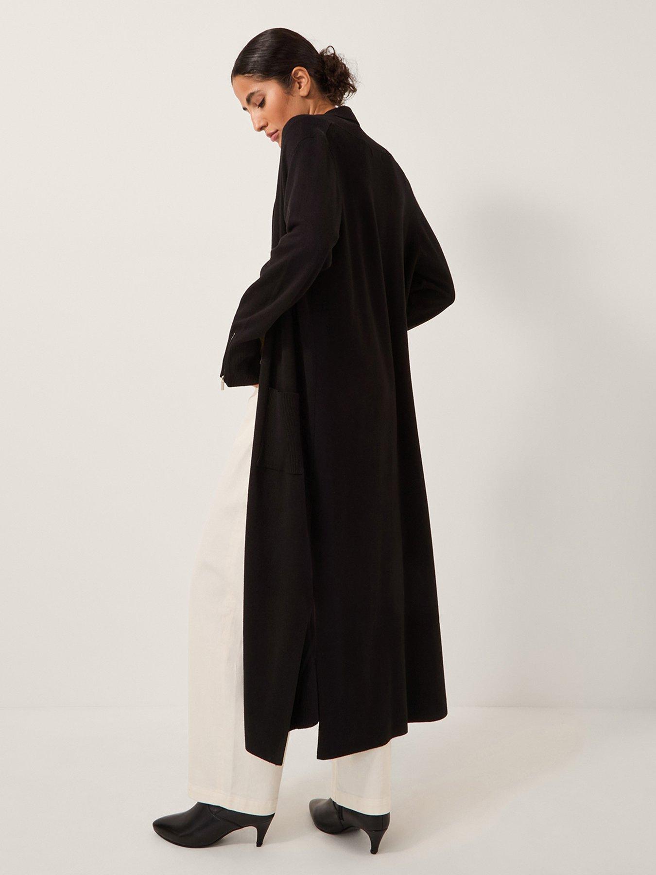 Image 2 of 5 of Monsoon Sade Shawl Coatigan - Black