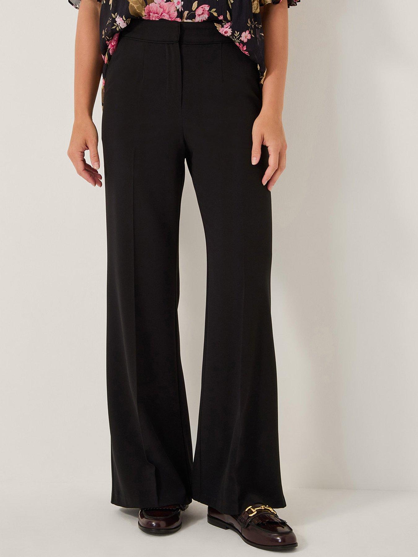 undefined Erin Flared Trousers - Black