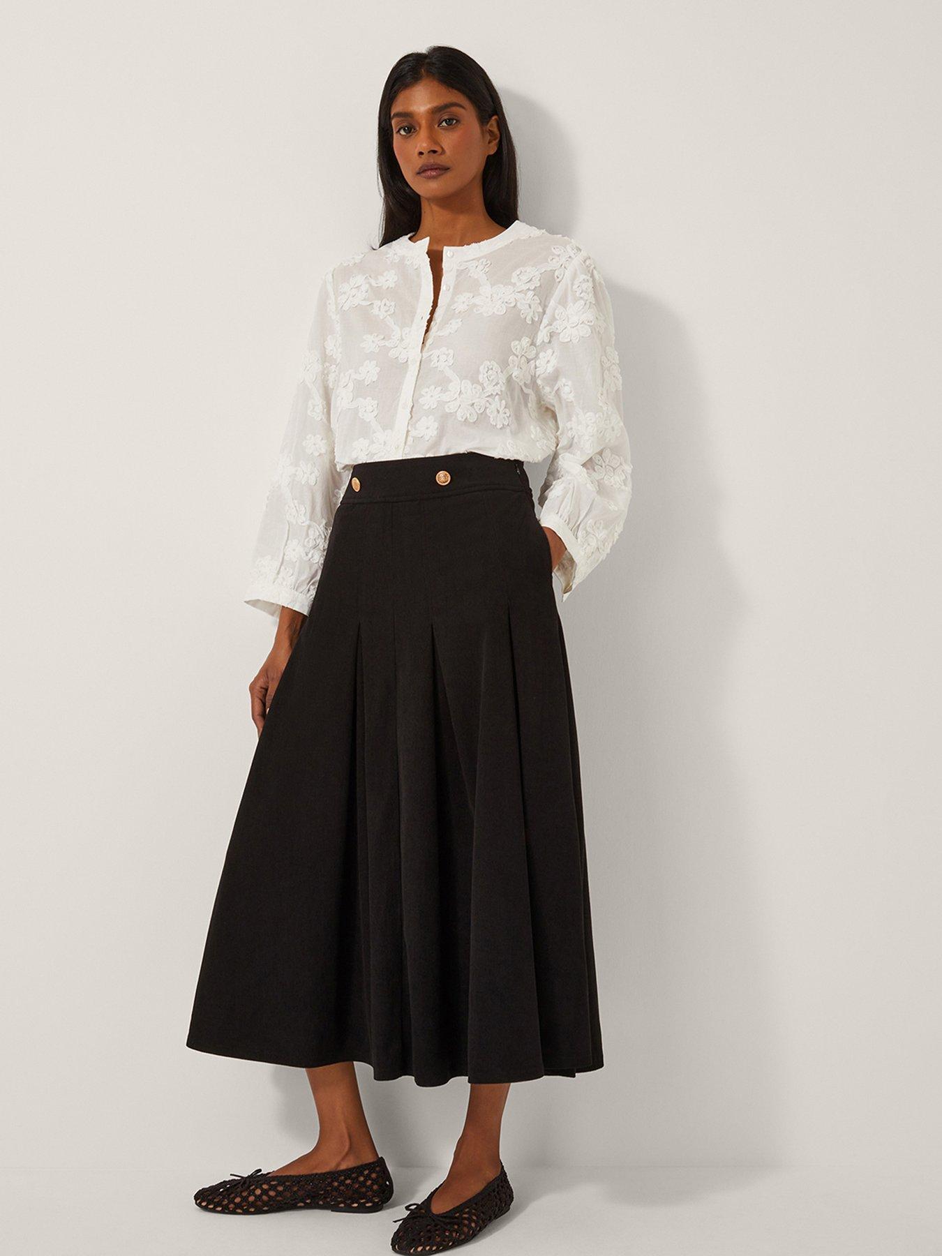Image 4 of 6 of Monsoon Shan Stretch Cord Skirt