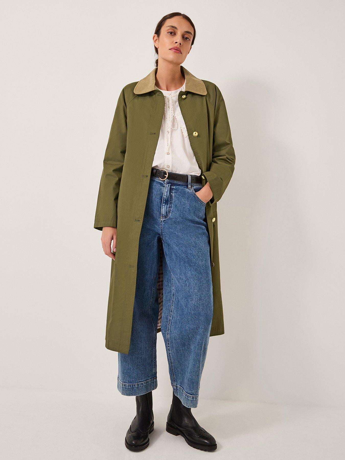 undefined Lucy Trench Coat - Khaki