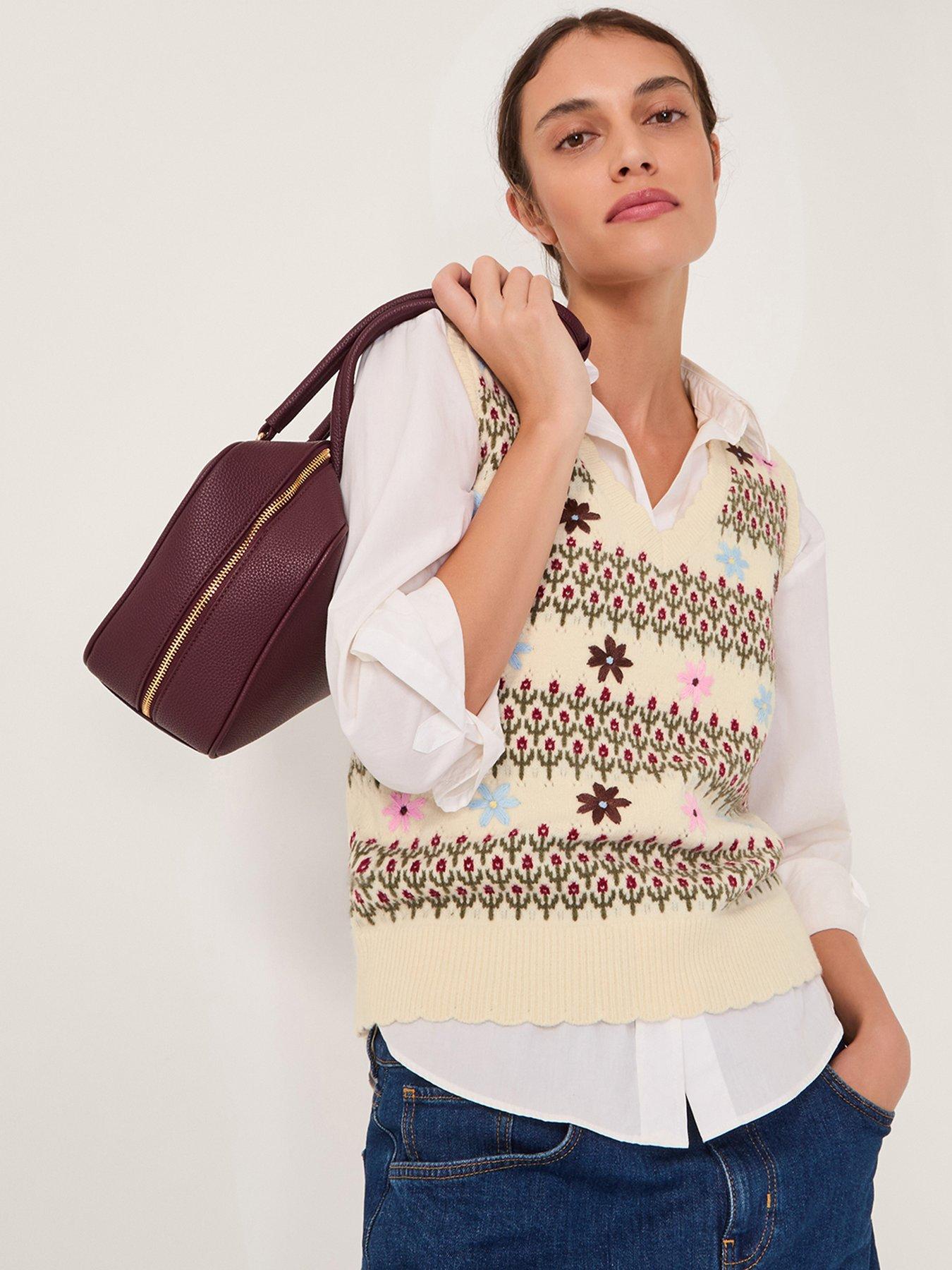 undefined Ella  Emb Tank - Ivory