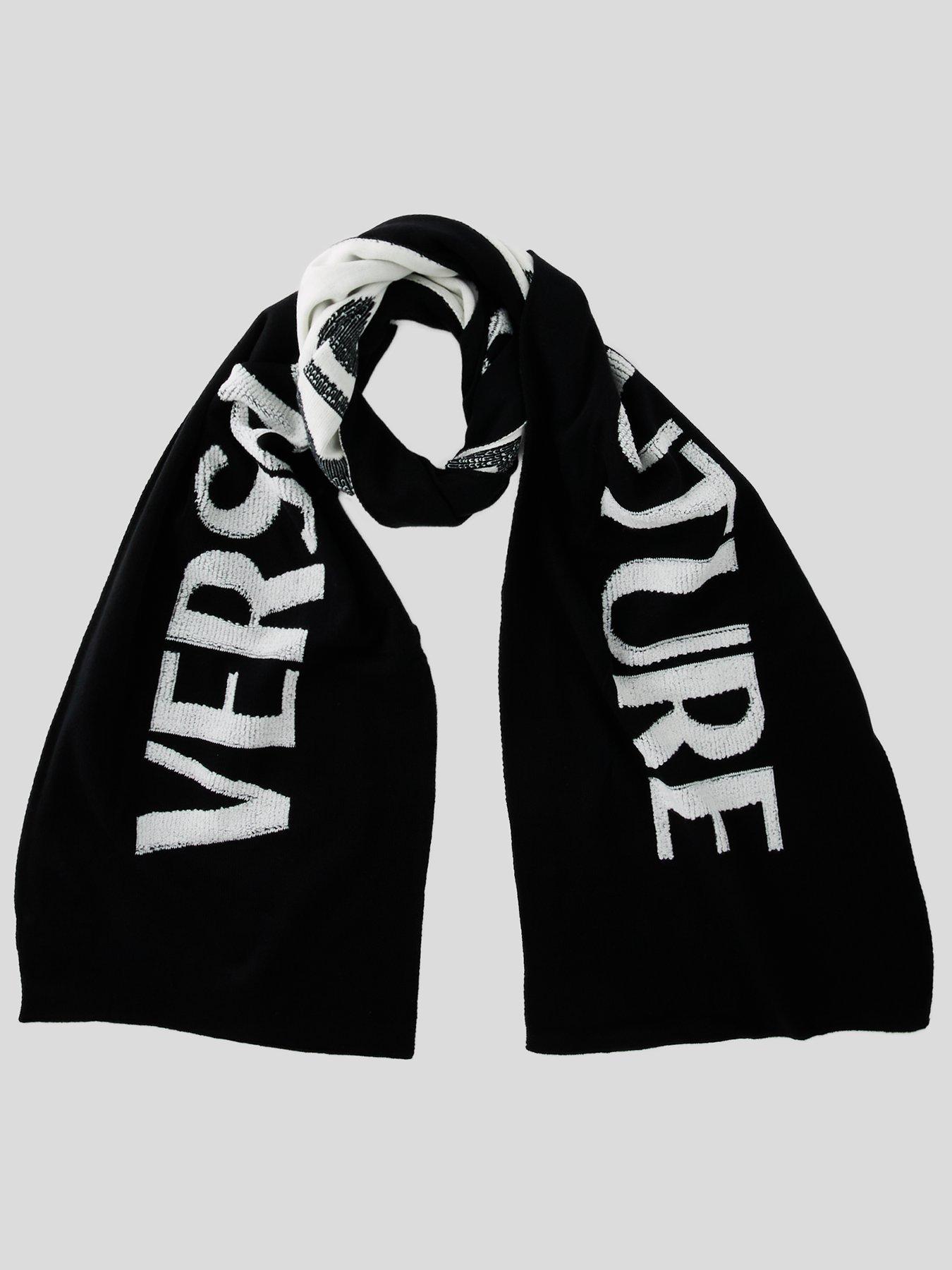 Versace Jeans Couture Logo Scarf - Black
