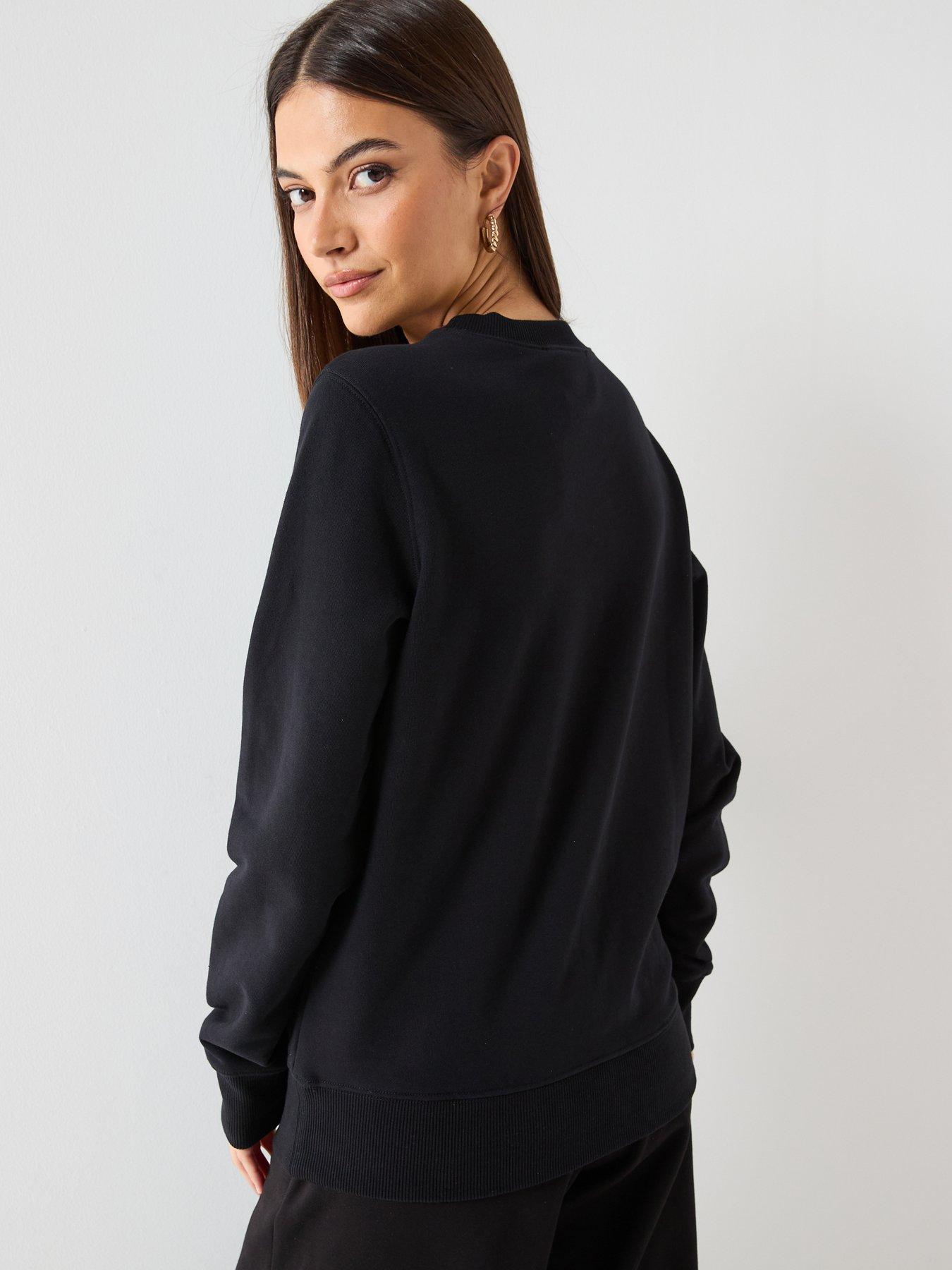 Image 2 of 5 of Versace Jeans Couture Logo Butterfly Sweatshirt - Black