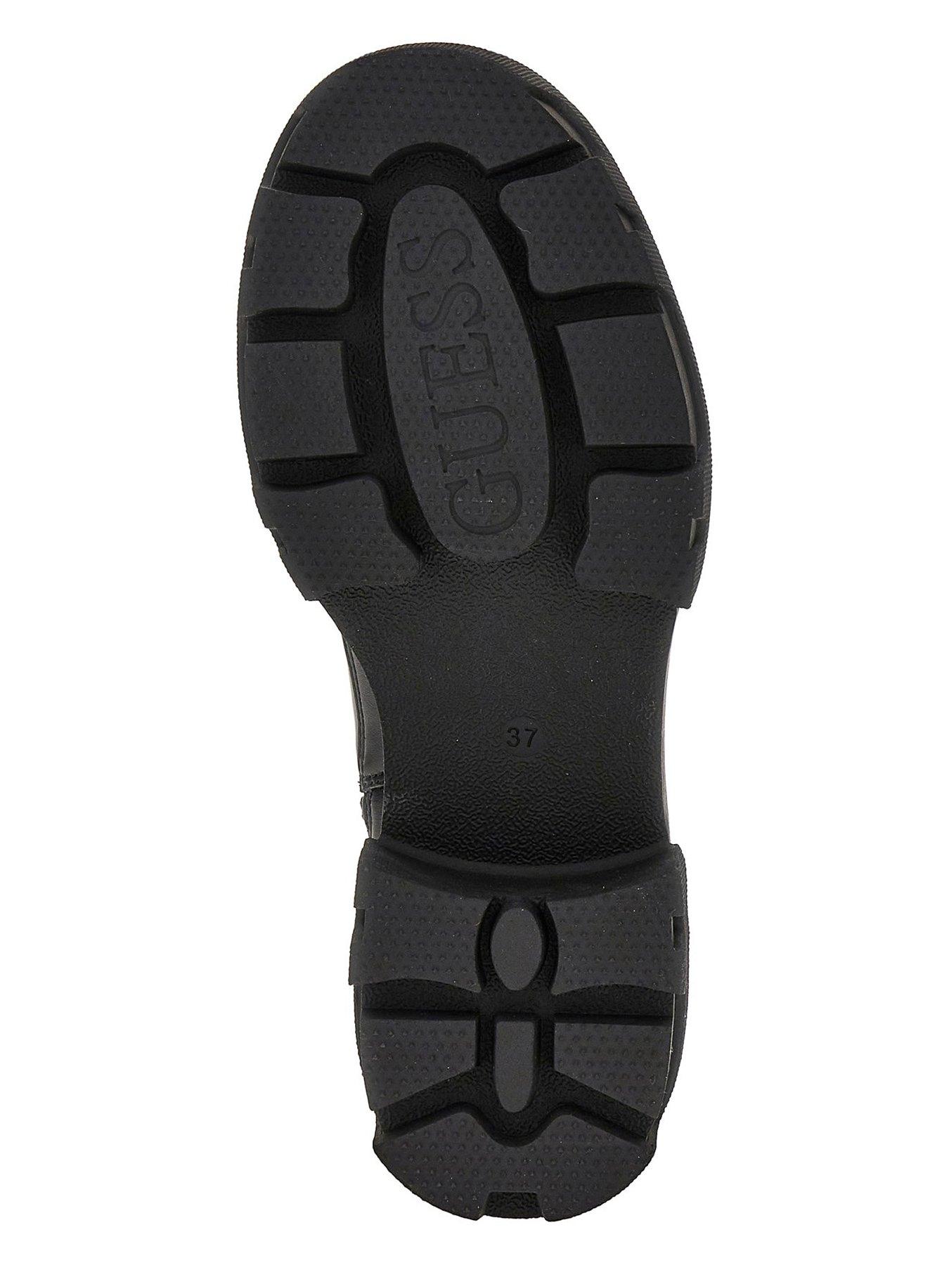 Image 5 of 5 of Guess Yelma Logo Strap Boots - Black