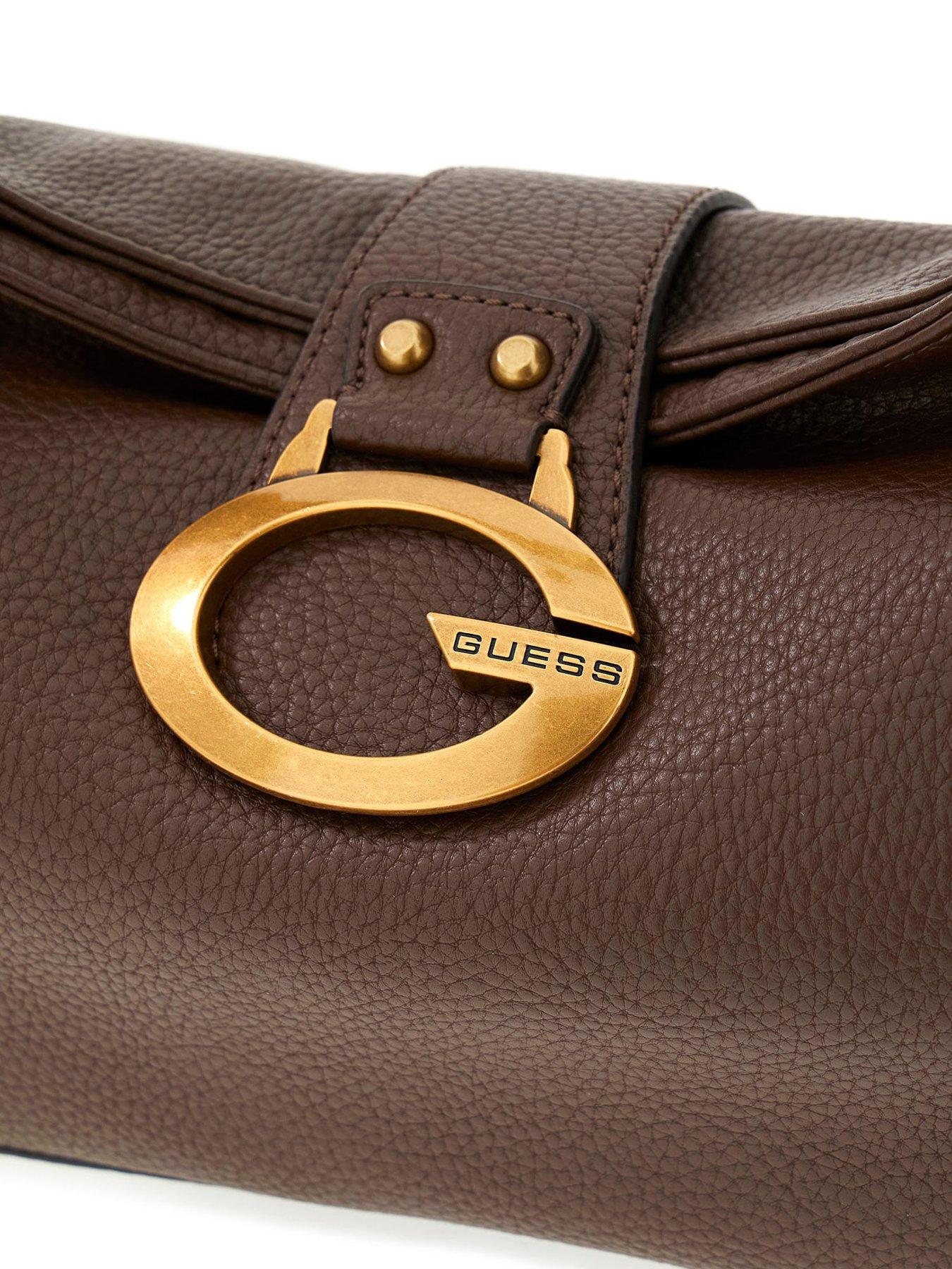 Image 2 of 5 of Guess Camden Shoulder Bag - Brown