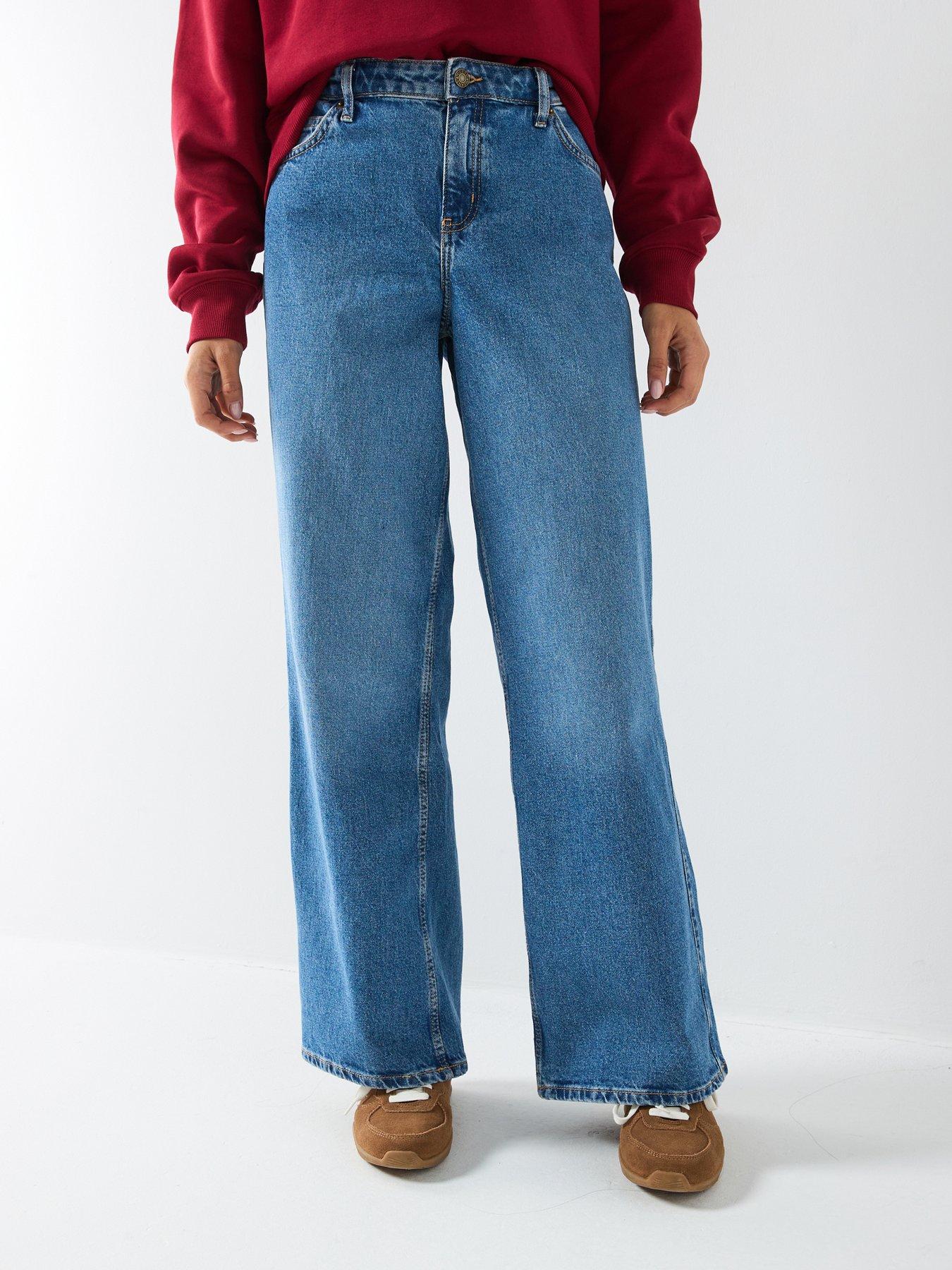 Guess Jeans G11 Wide Leg Jeans - Blue