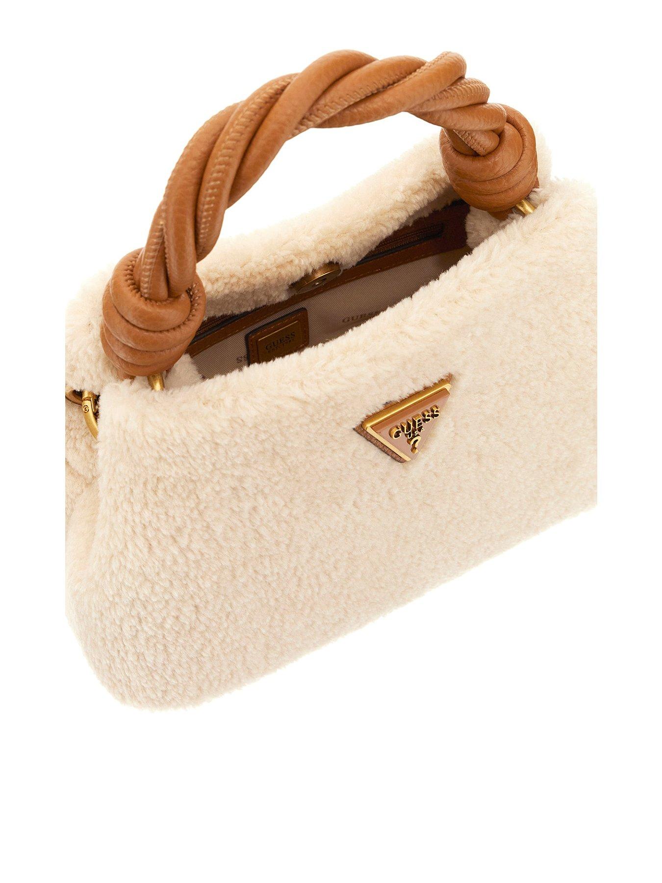Shaida Top Handle Crossbody Natural Cognac